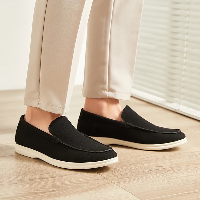 Mocasines casuales de ante