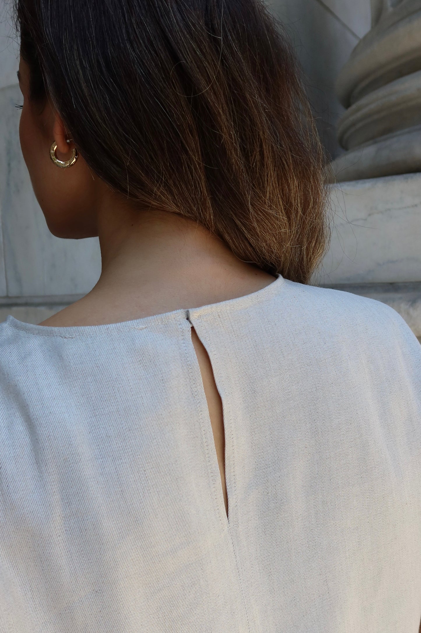 Blusa de color beige Emma