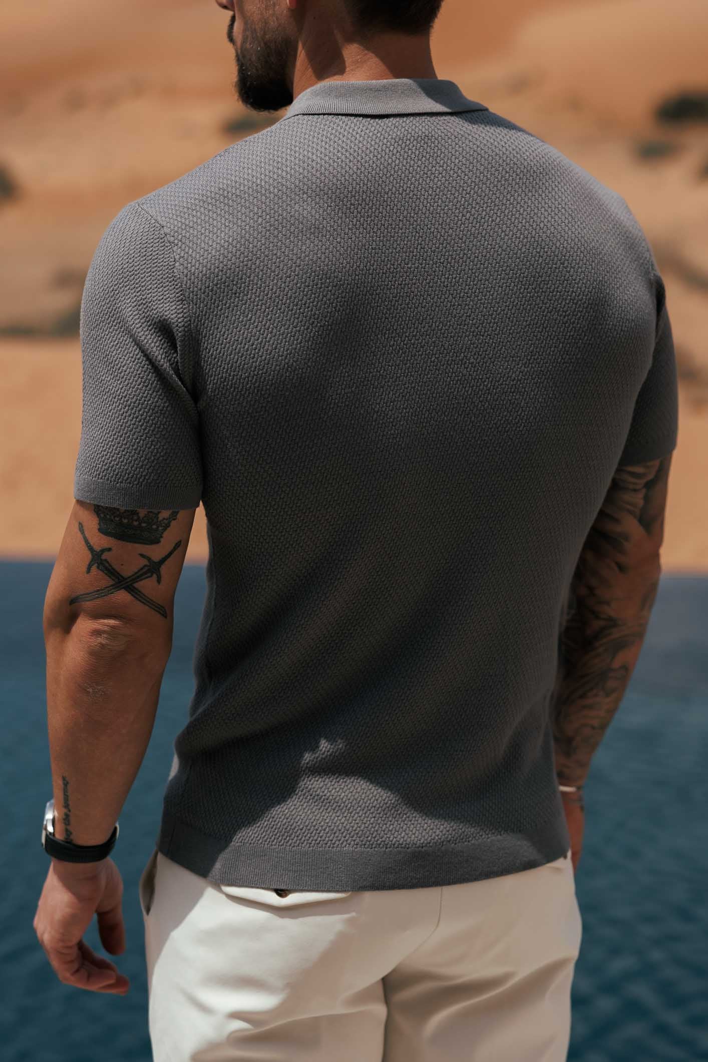 POLO - GRIS OSCURO