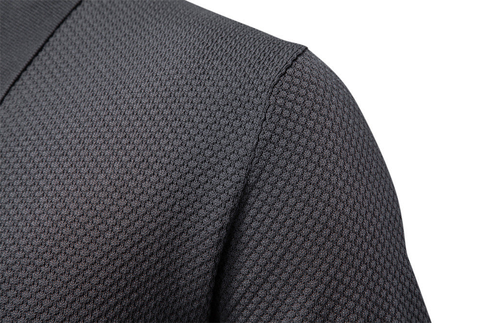Men’s Minimalist Knit Polo Shirt