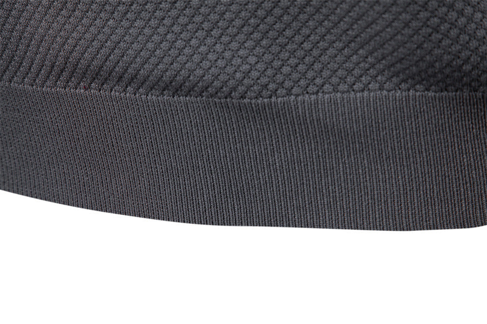 Men’s Minimalist Knit Polo Shirt