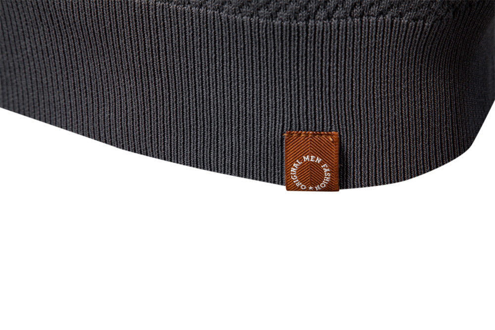 Men’s Minimalist Knit Polo Shirt