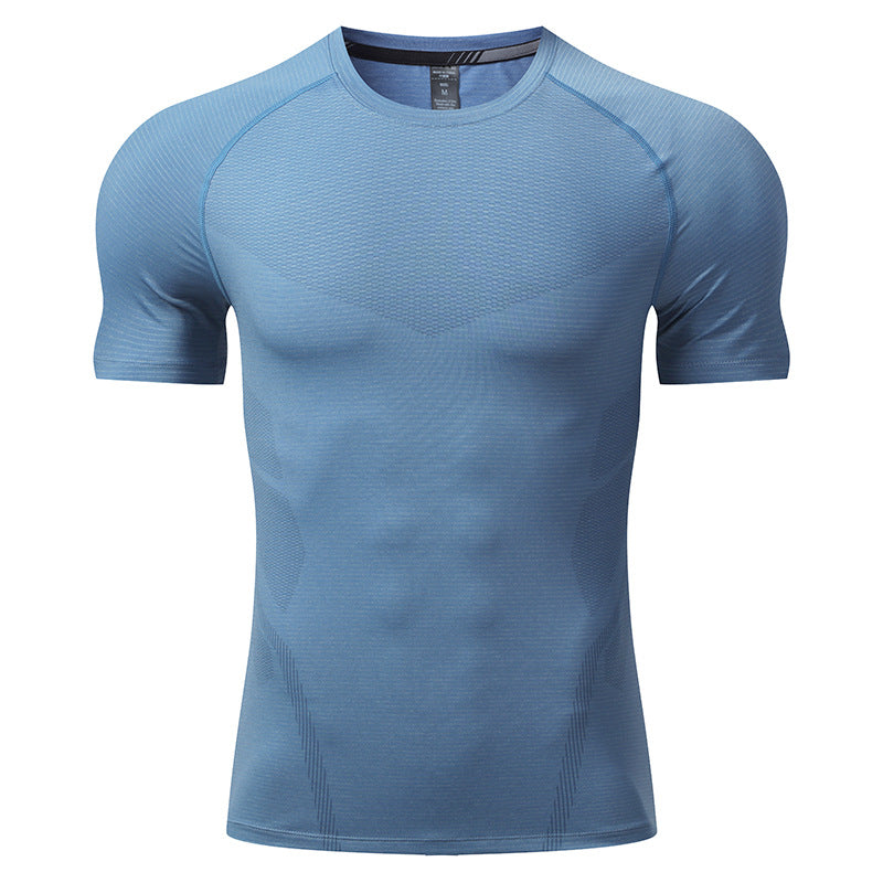Men's Cool Touch Quick Dry Stretch Training T Shirt