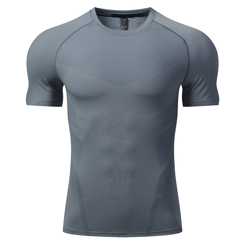 Men's Cool Touch Quick Dry Stretch Training T Shirt