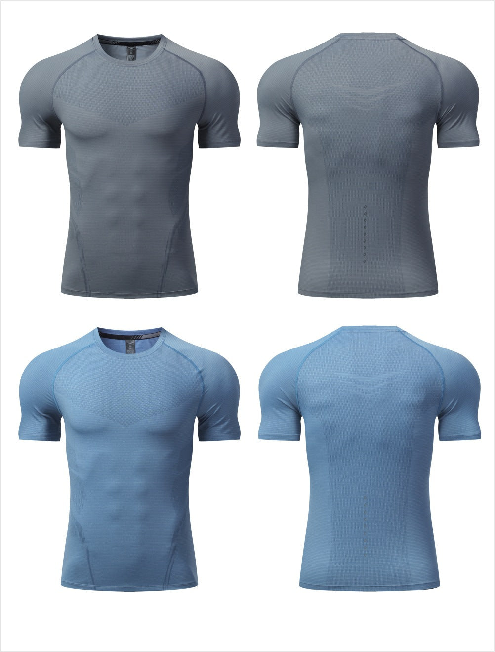 Men's Cool Touch Quick Dry Stretch Training T Shirt