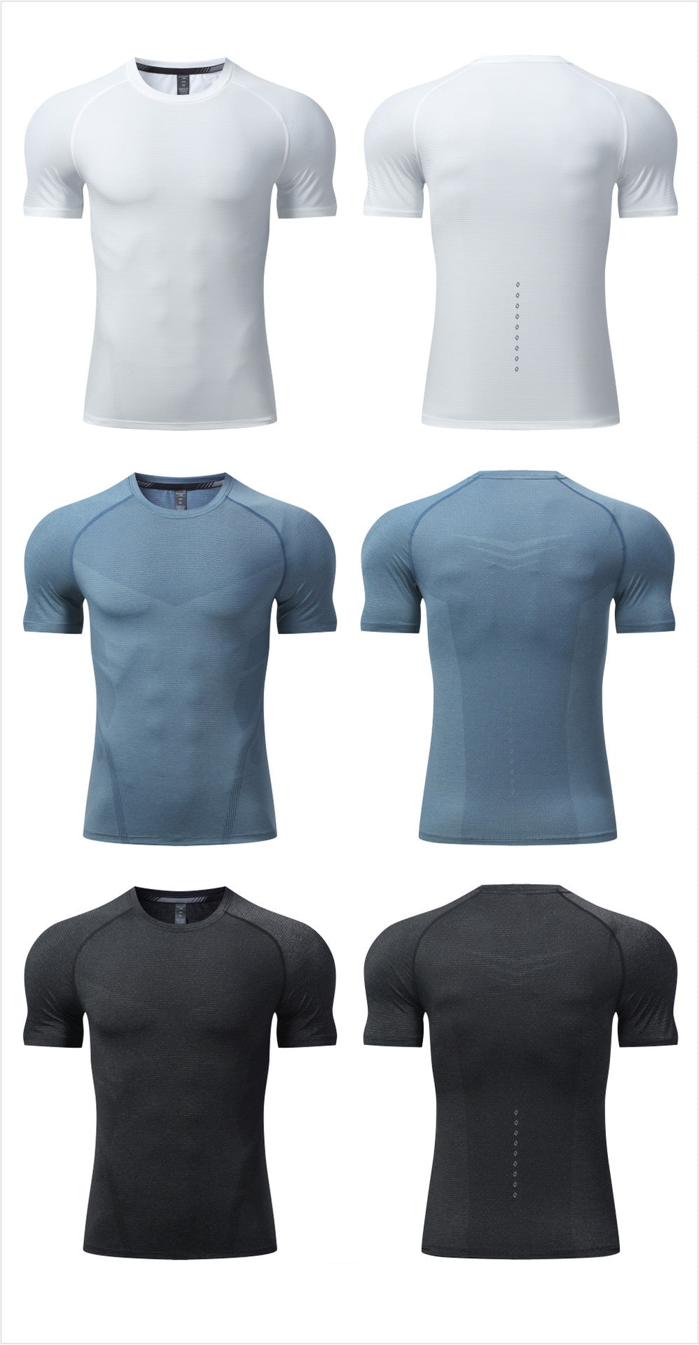 Men's Cool Touch Quick Dry Stretch Training T Shirt