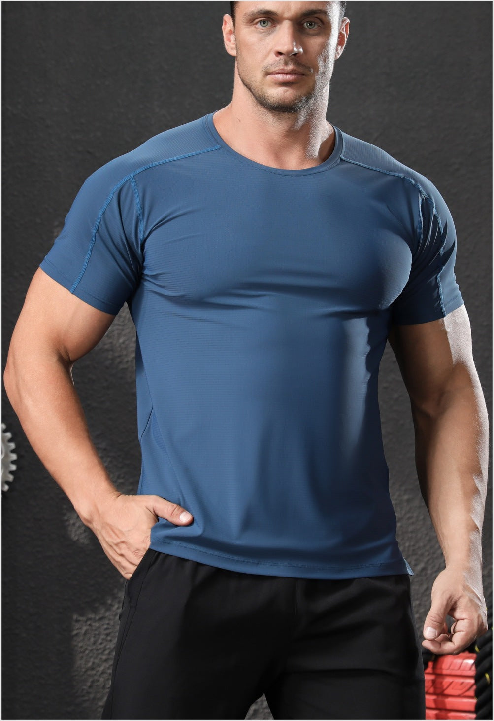 Men's Quick-Dry Athletic Running T-Shirt