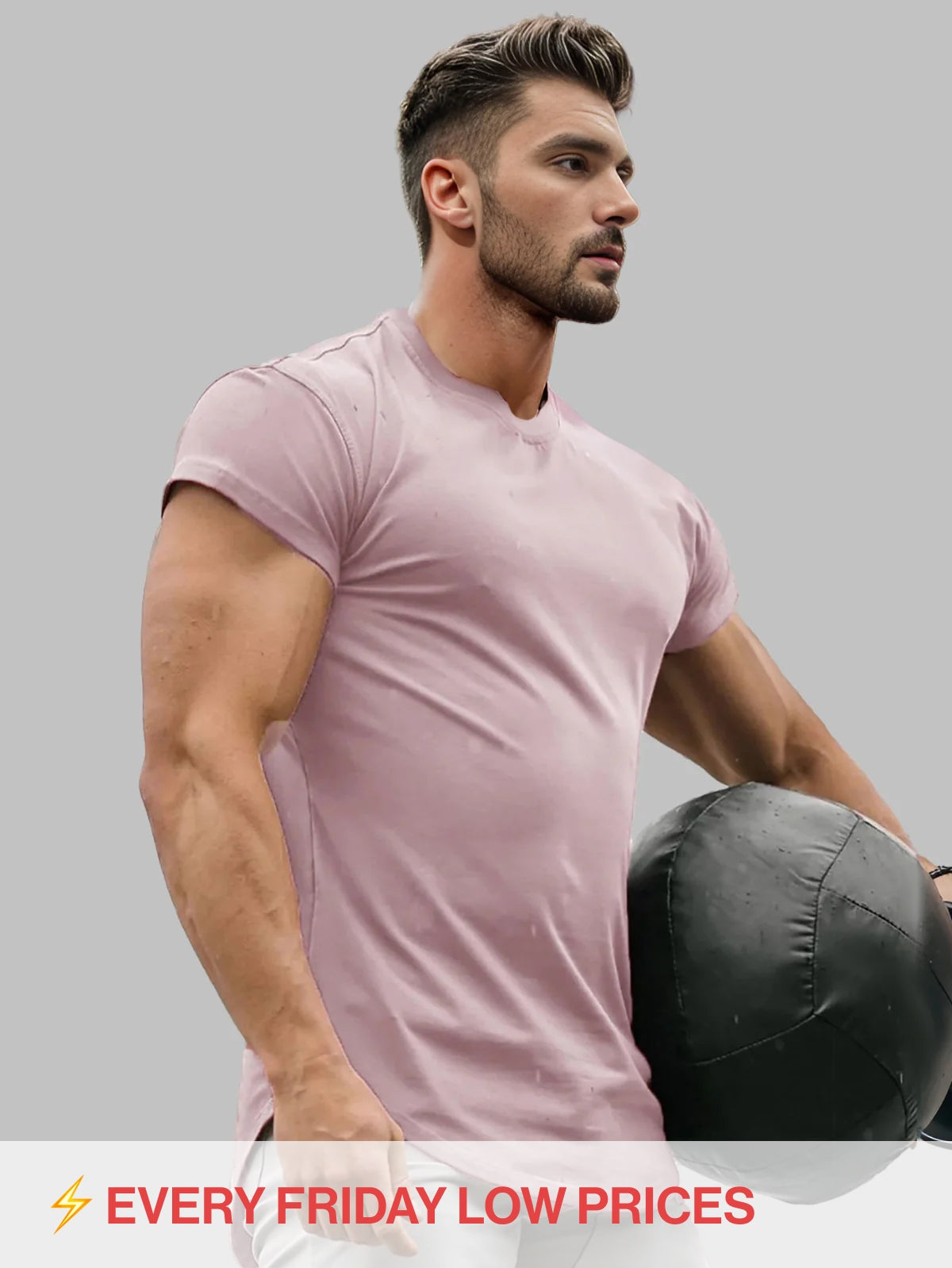 Camiseta sin mangas con corte de manga corta