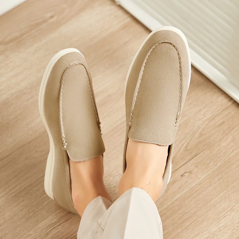 Mocasines casuales de ante