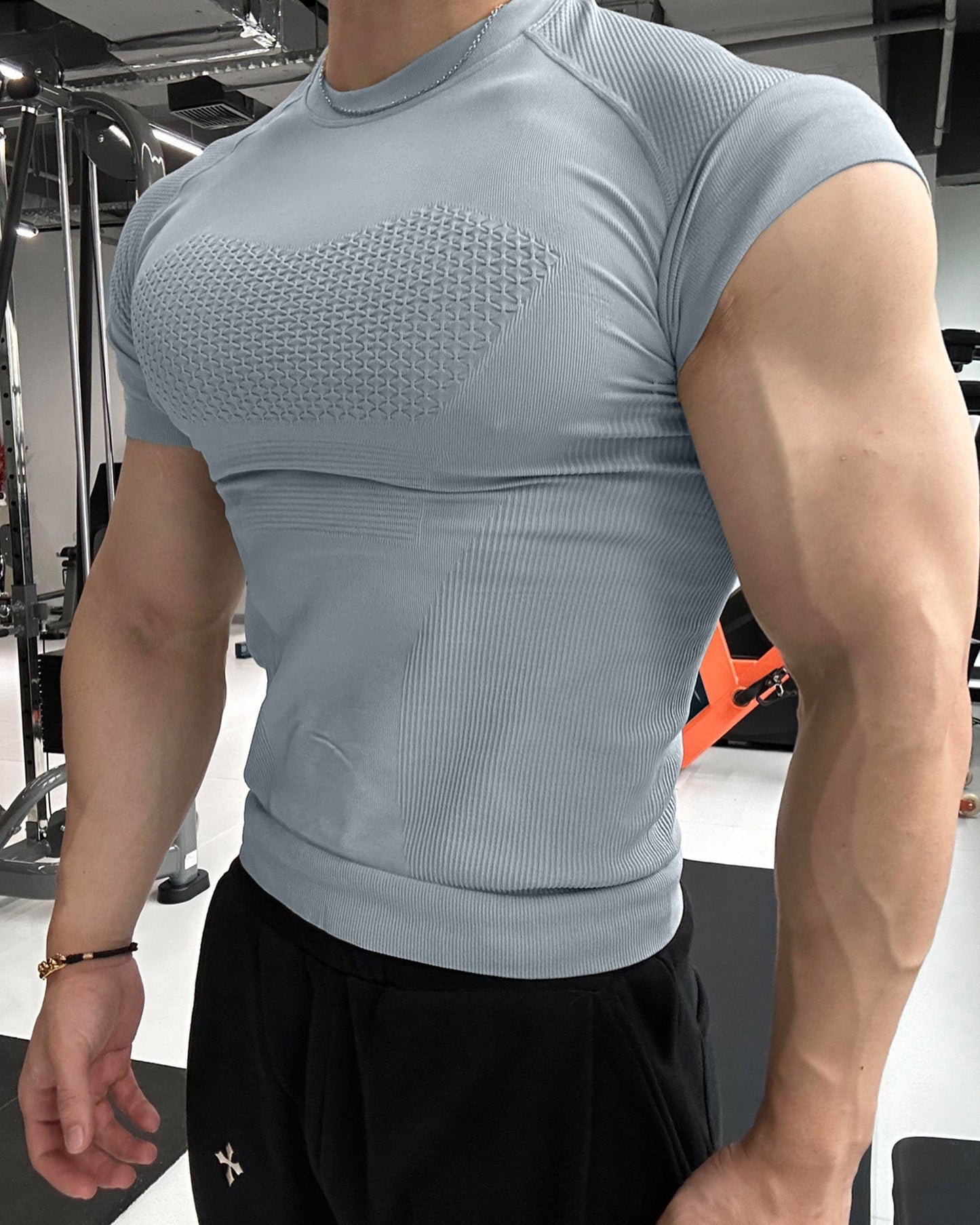Seamless Quick-Dry Skinny Compression Tee