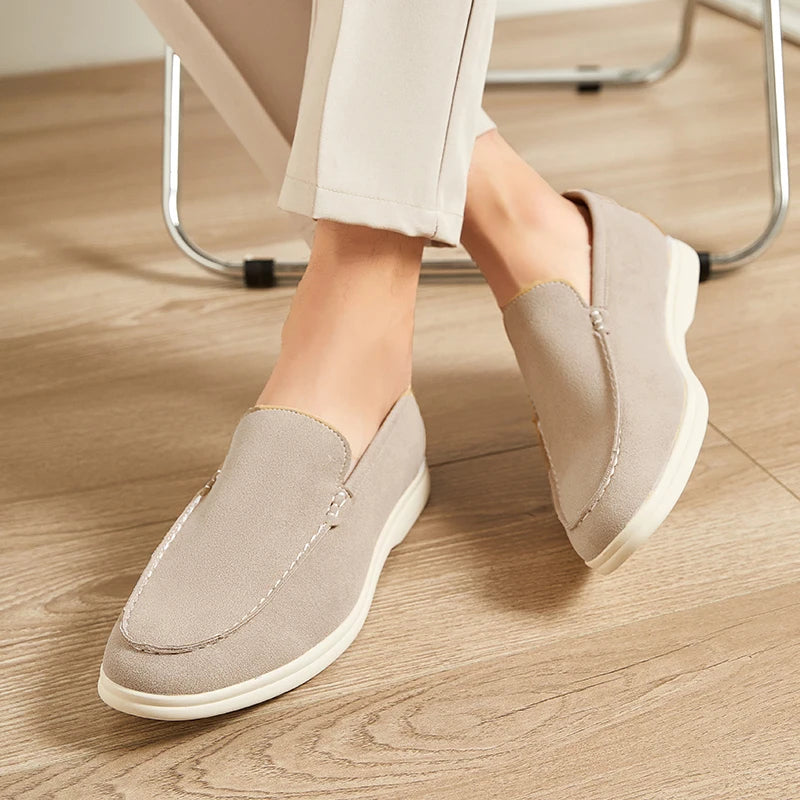 Mocasines casuales de ante