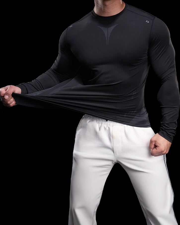 Performance Long Sleeve Tee Crew Neck Quick Dry
