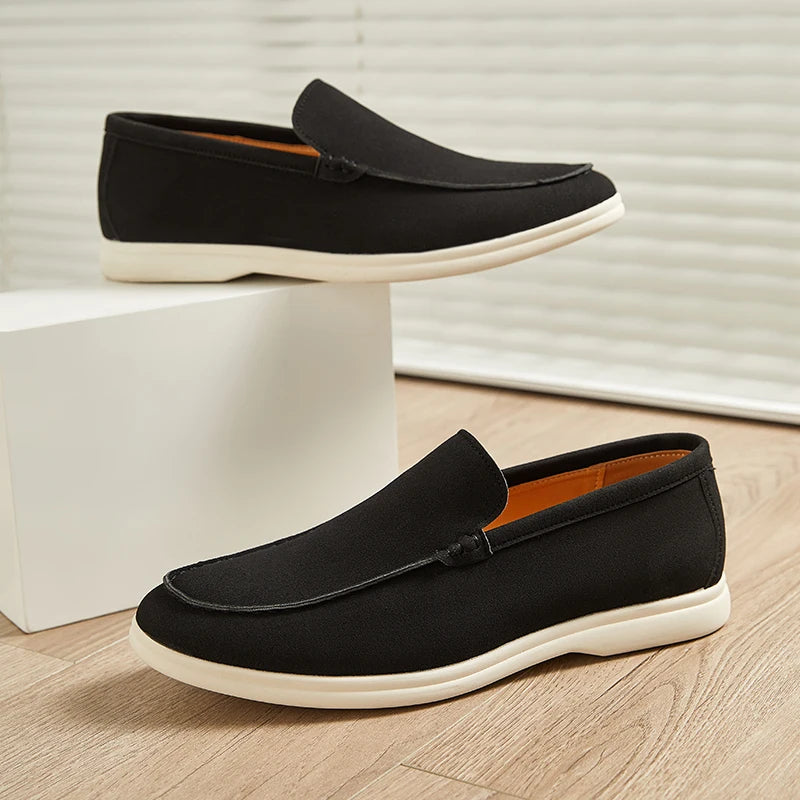 Mocasines casuales de ante