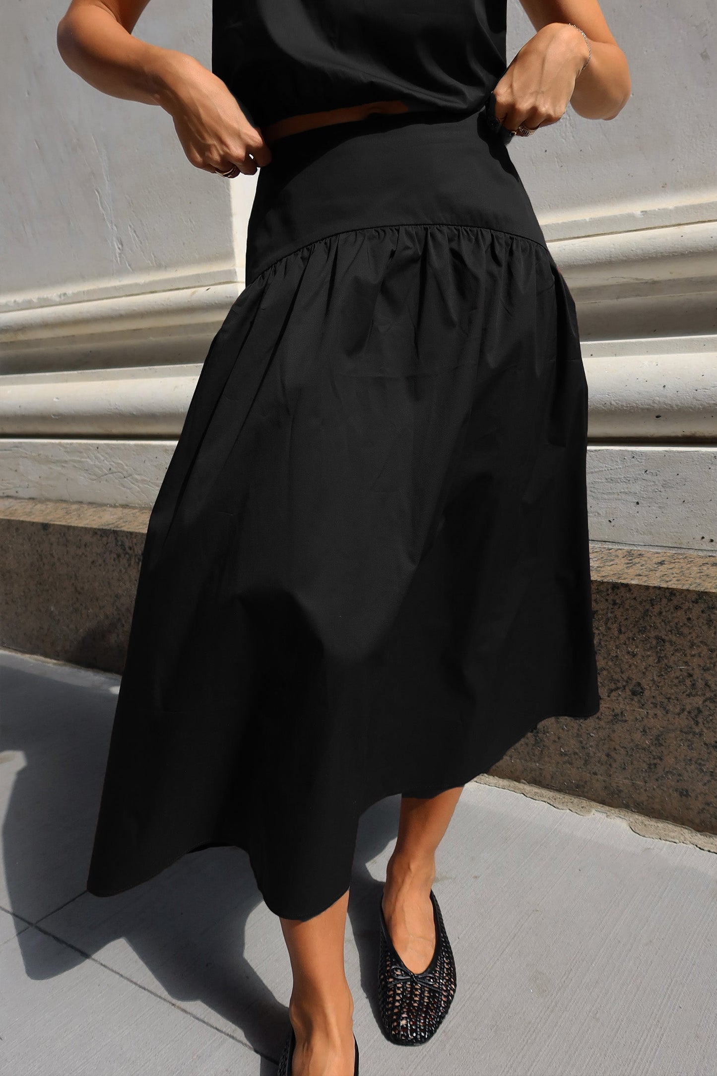 Falda negra Scarlet