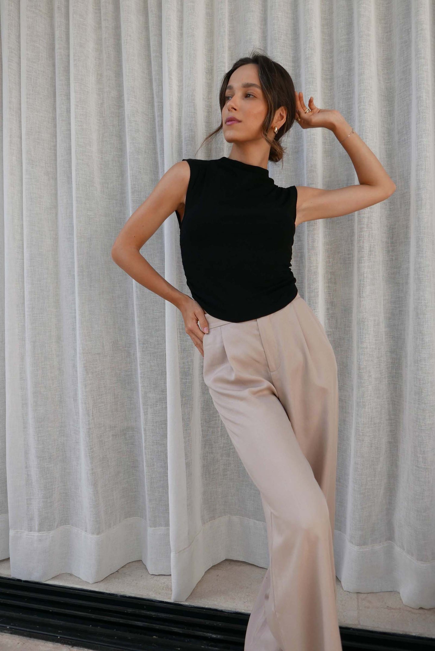 Blusa negra Eiva