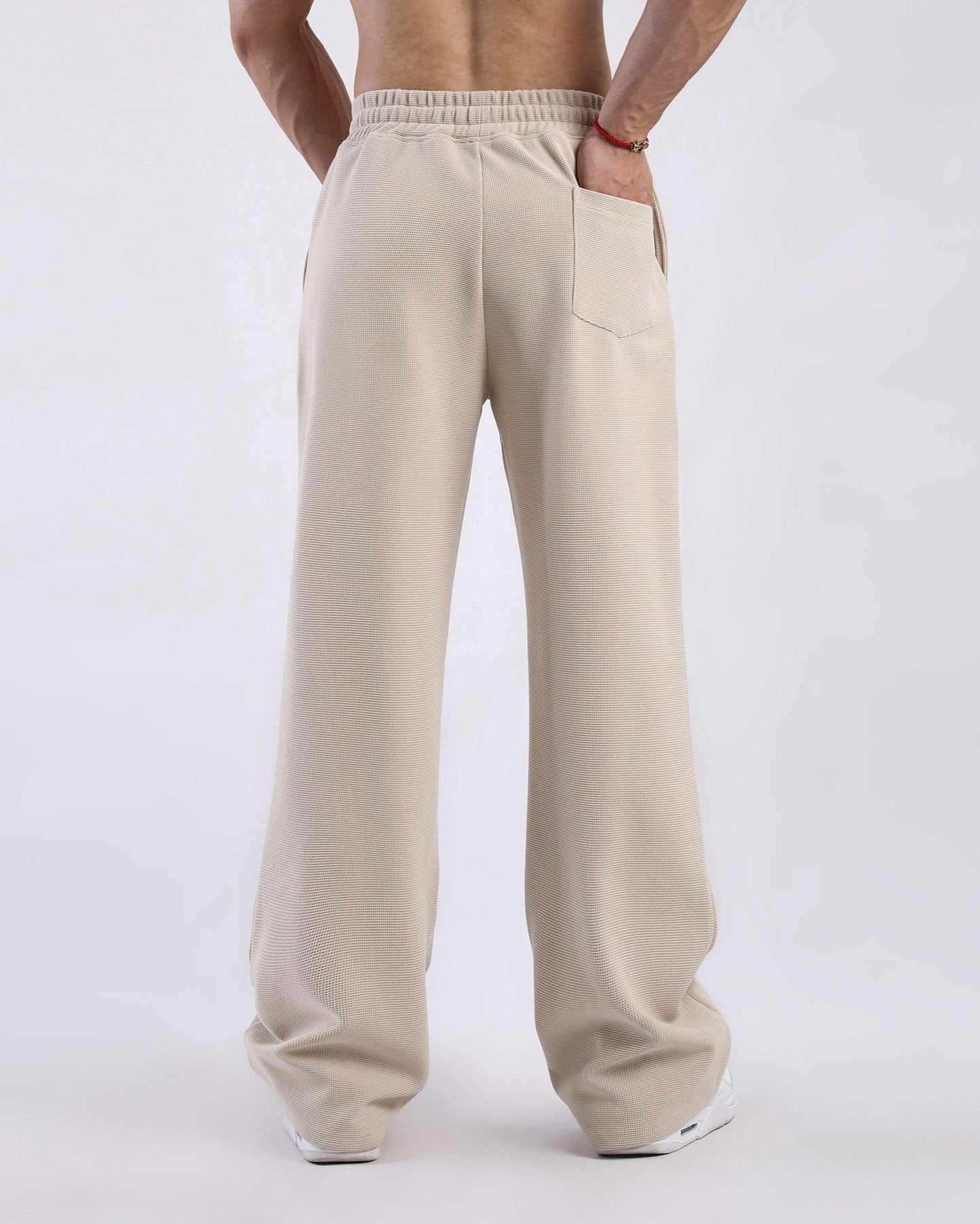 Waffle Textured Relaxed Fit Sweatpants