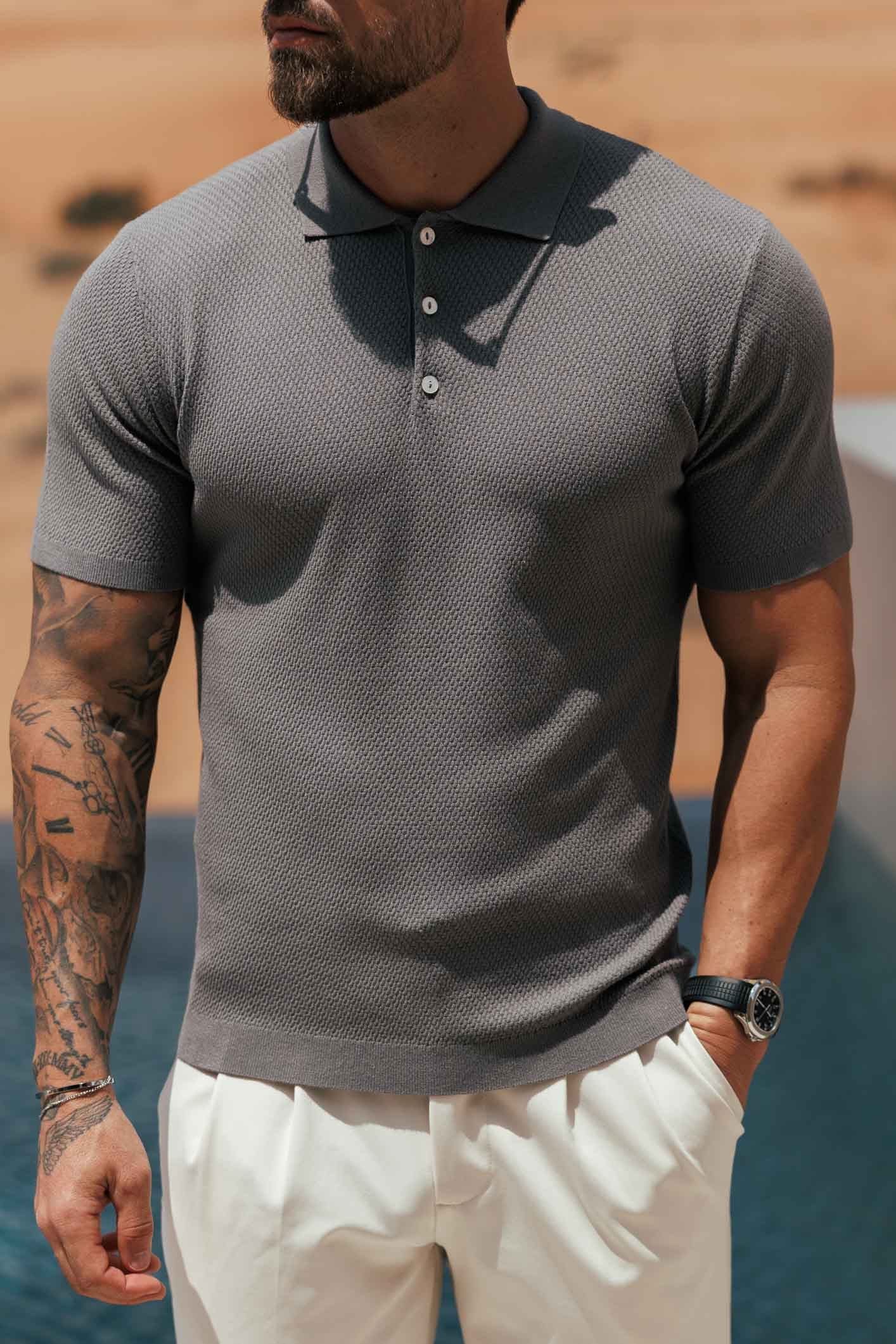 POLO - GRIS OSCURO
