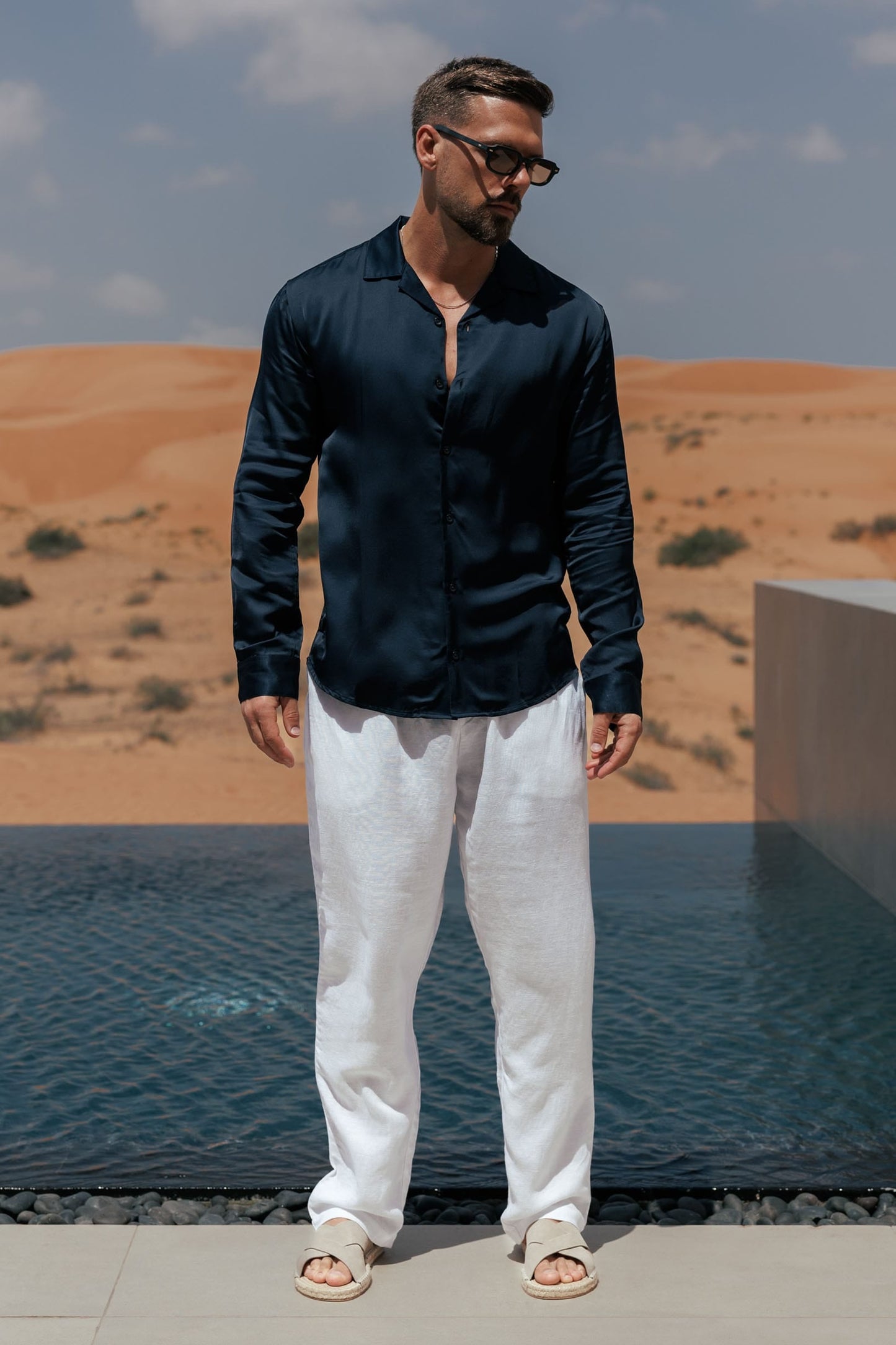 CAMISETA FLOW - AZUL MARINO