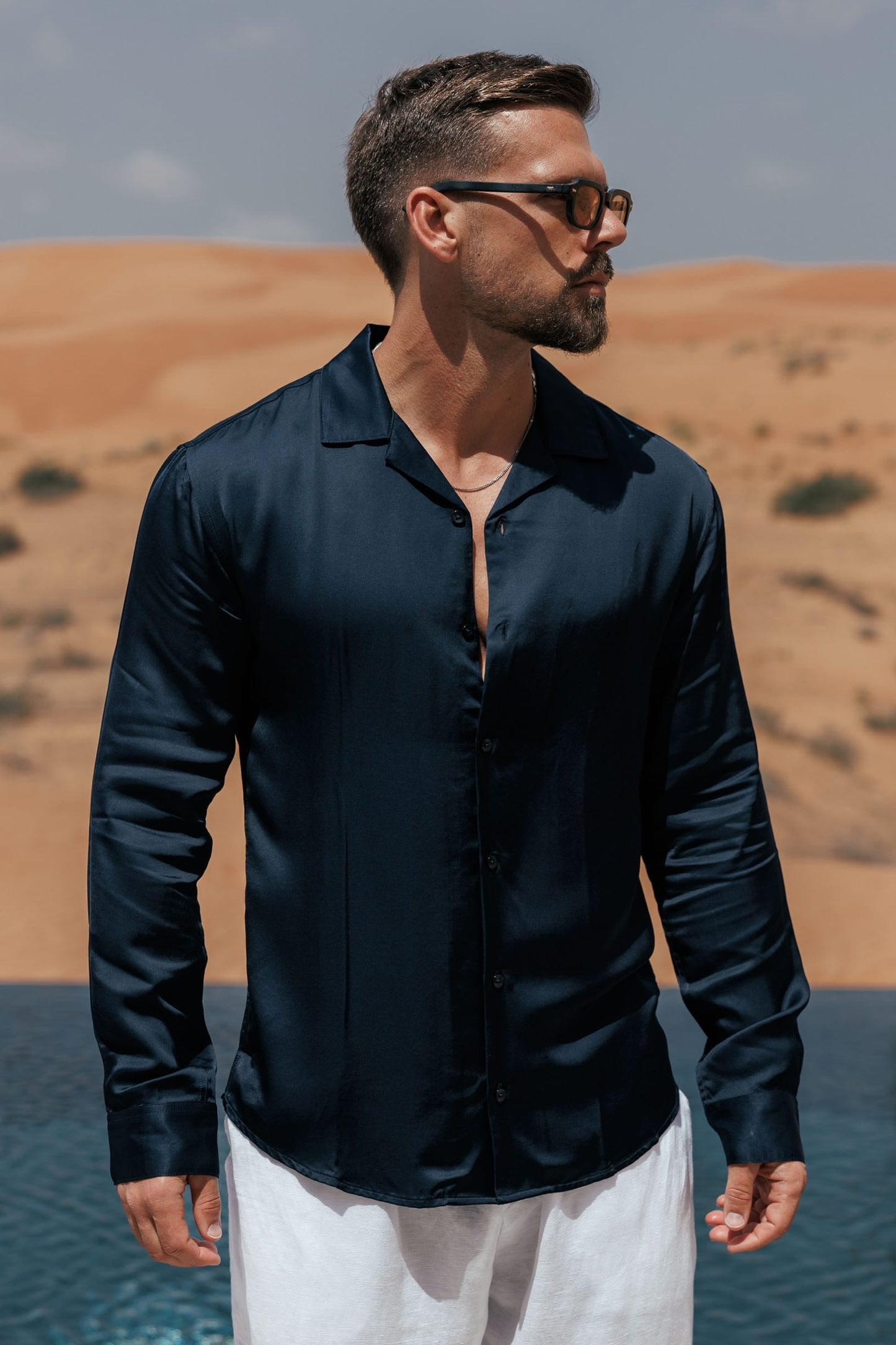 CAMISETA FLOW - AZUL MARINO