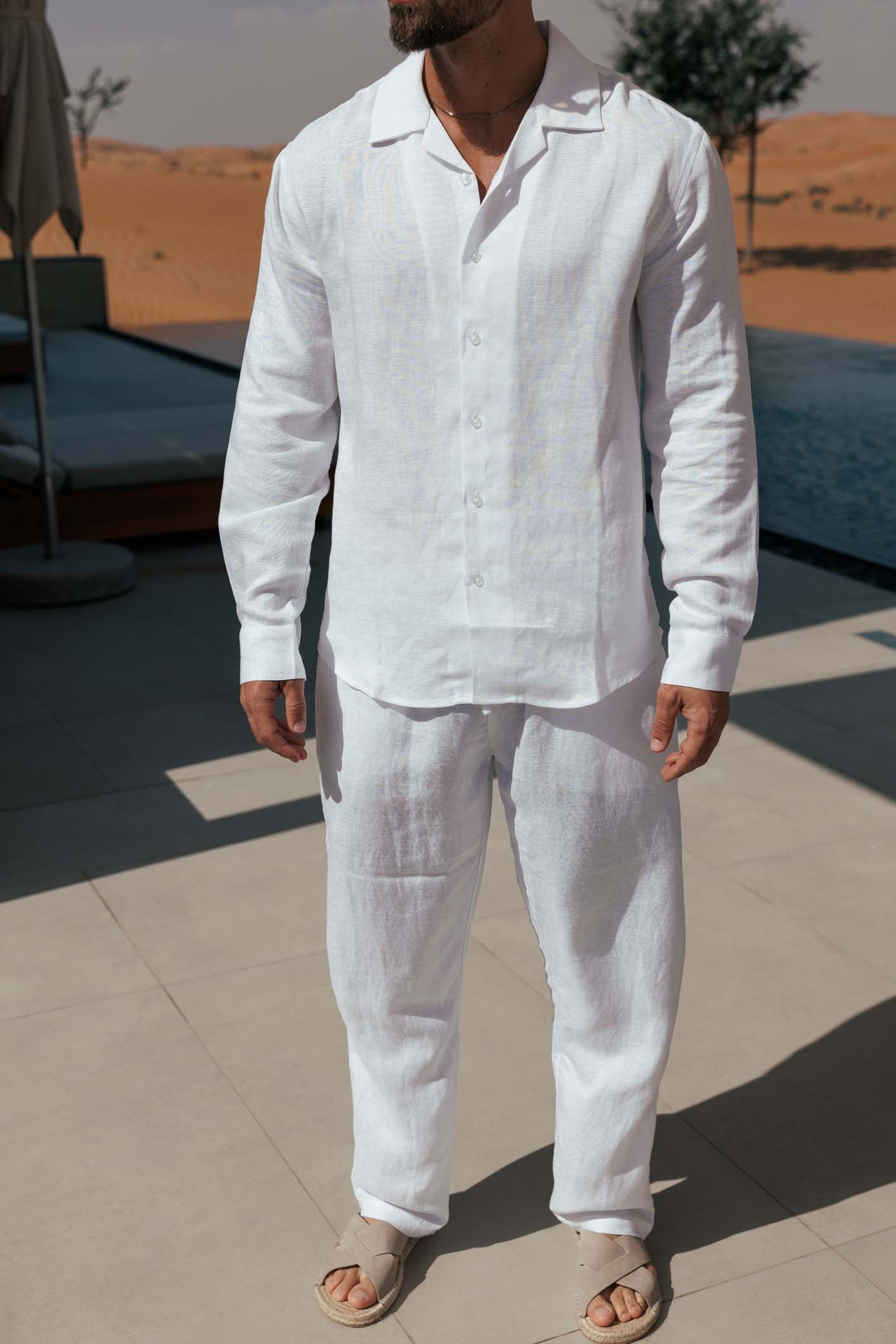 CAMISA DE LINO - BLANCA