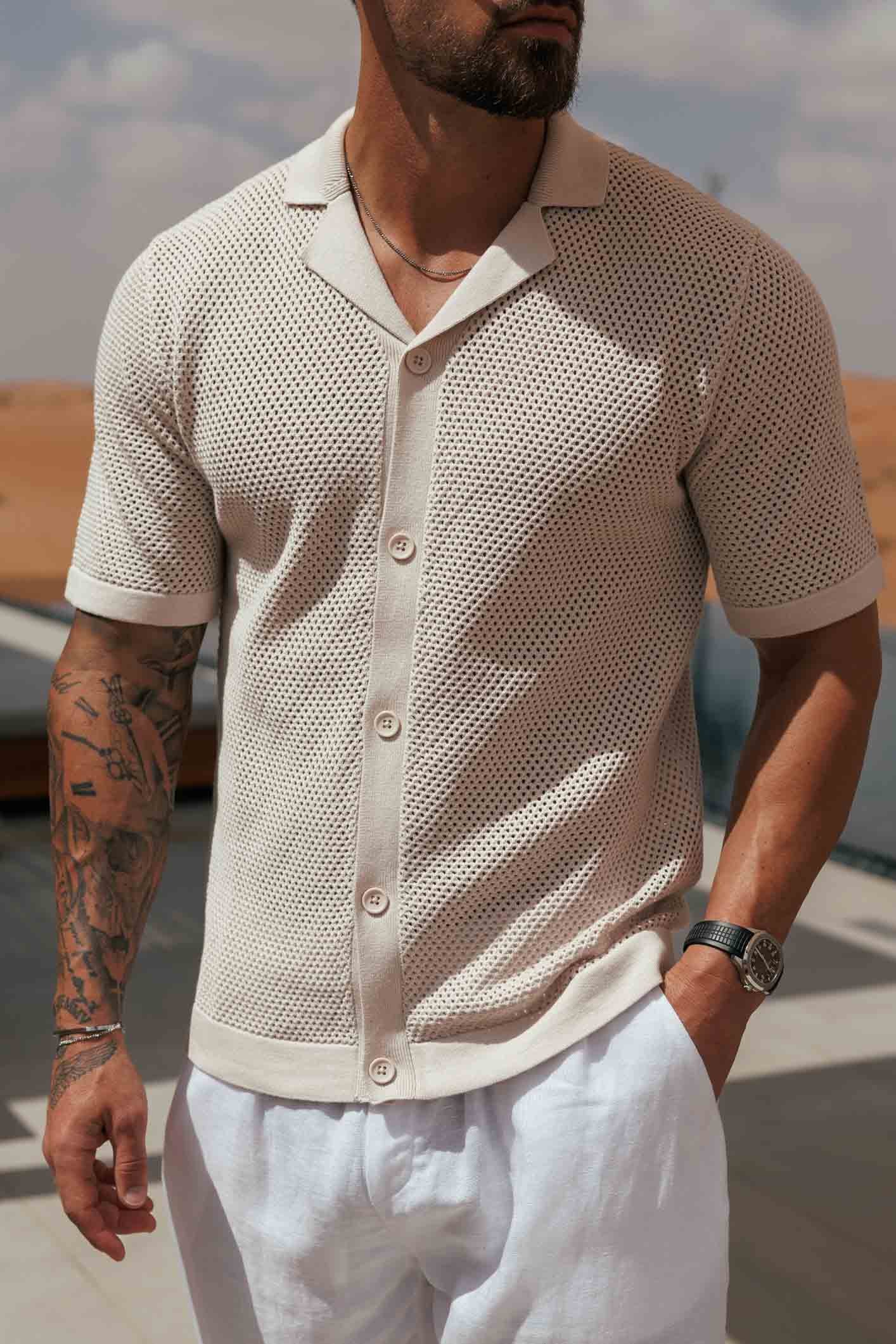 CAMISETA - CREMA