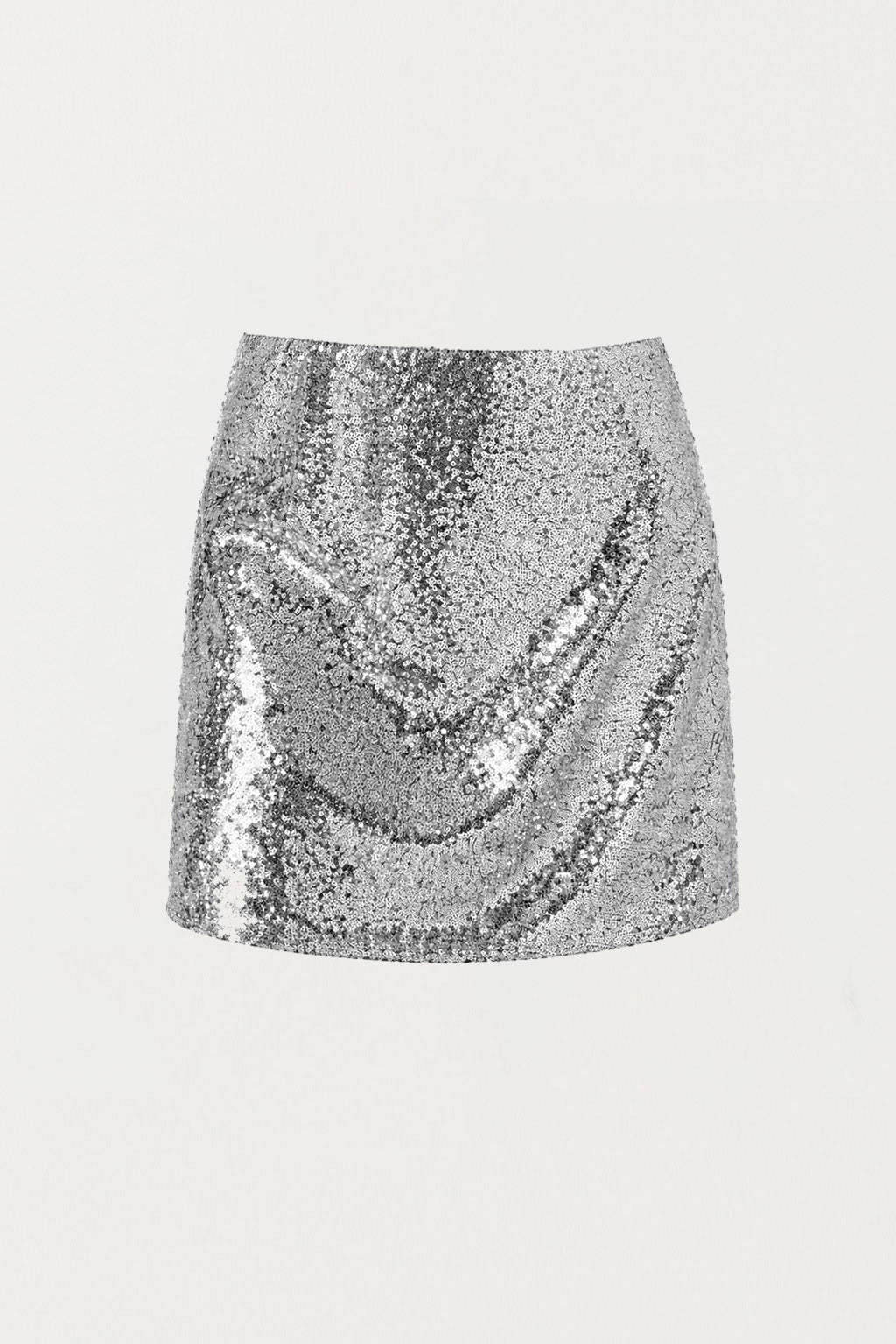 Falda plateada H