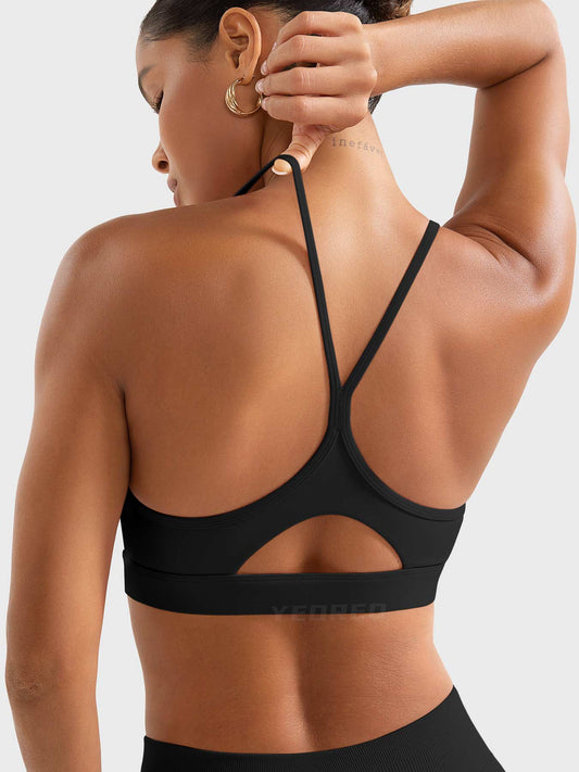 Sujetador deportivo Luciny con espalda en Y