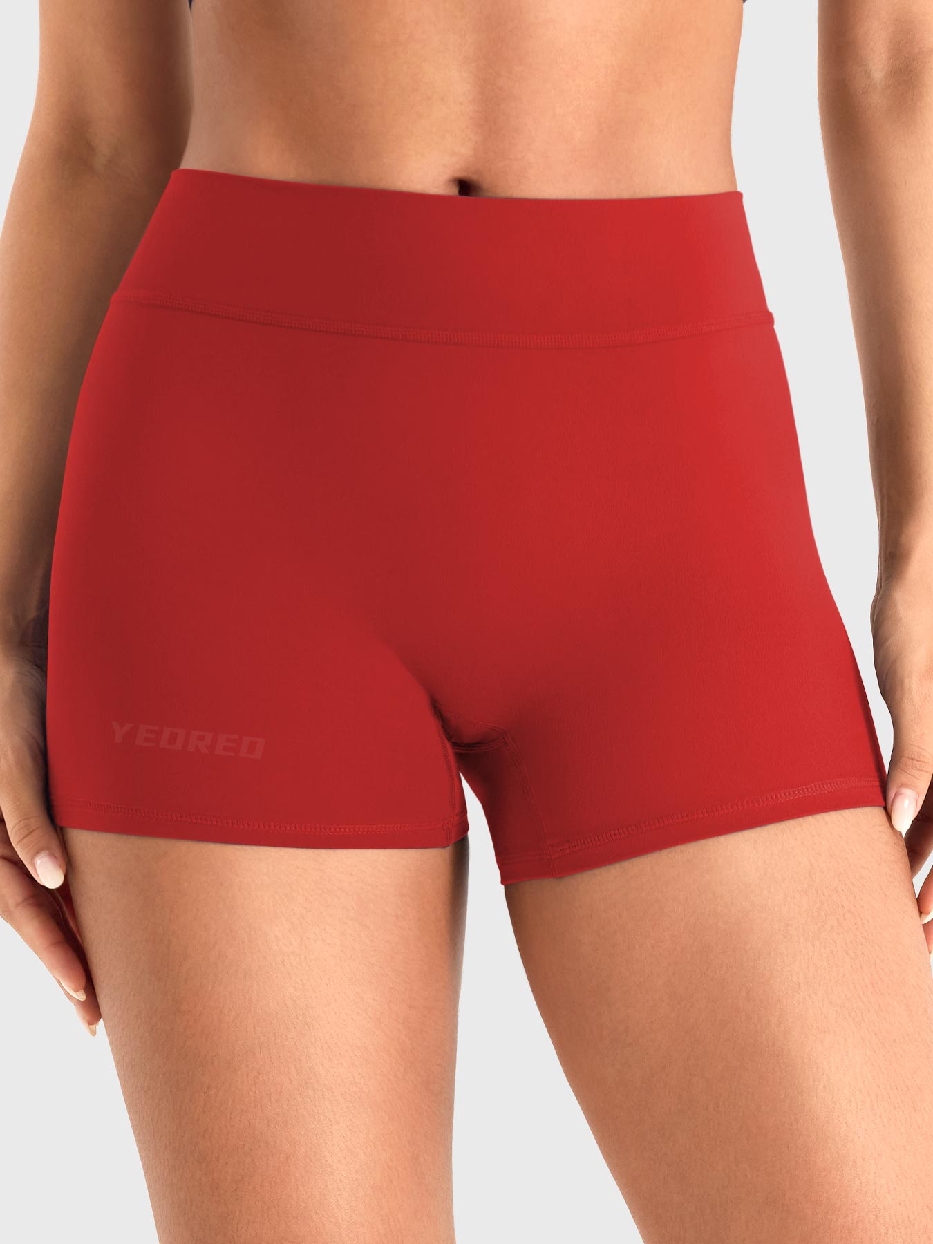 Pantalones cortos de talle bajo con bolsillo trasero con cremallera