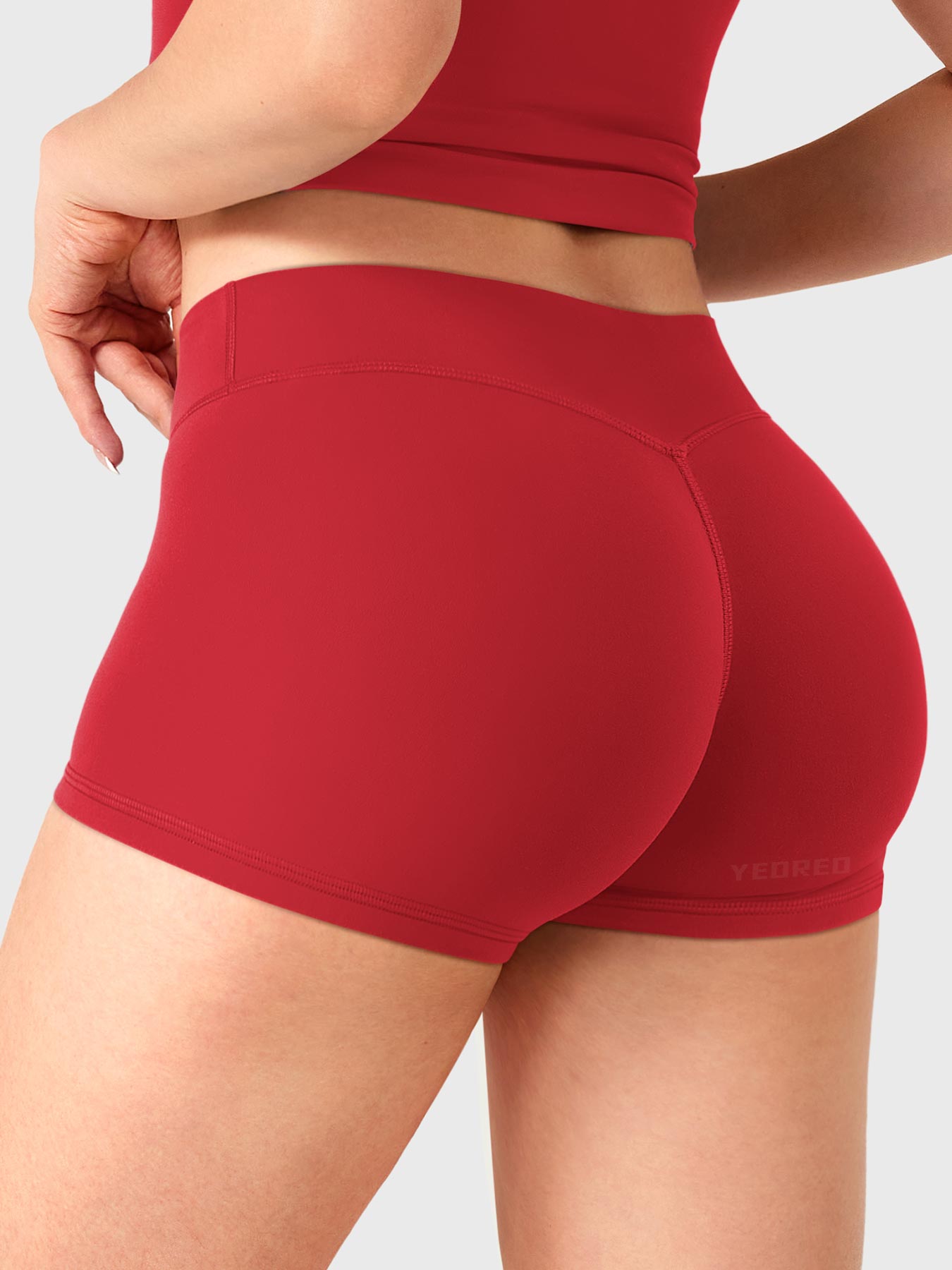 Pantalones cortos de 2,5" con cintura baja