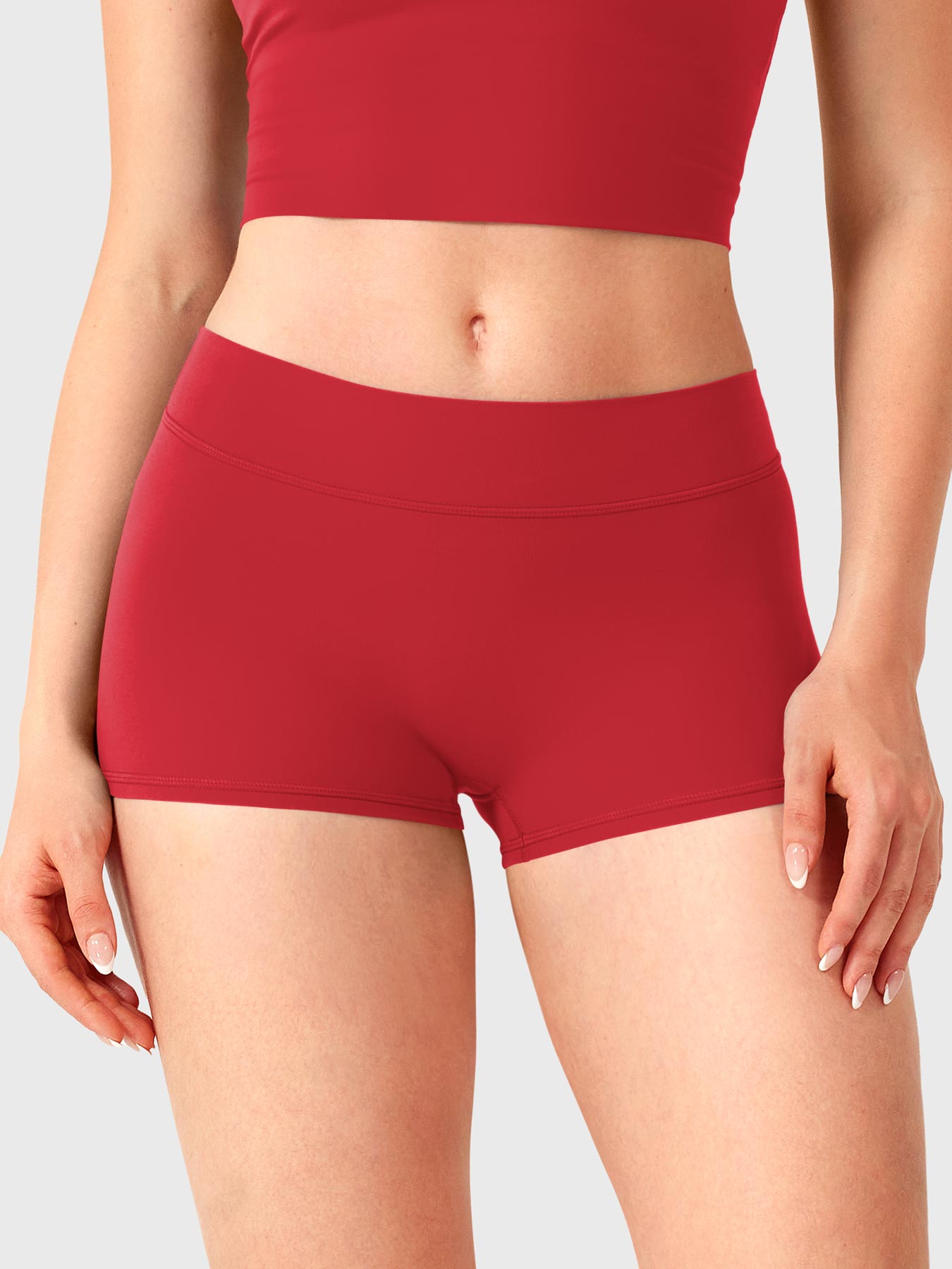 Pantalones cortos de 2,5" con cintura baja