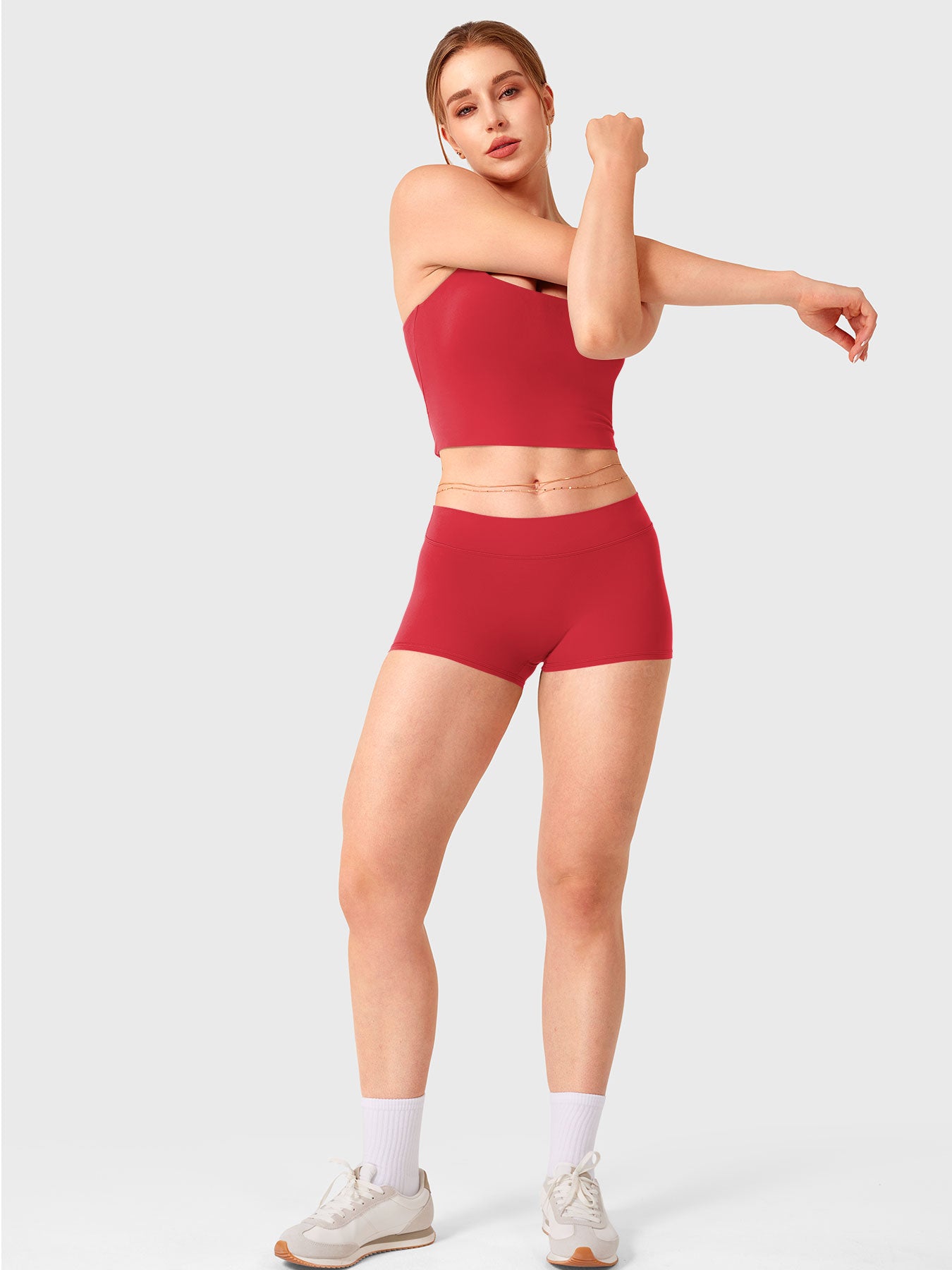 Pantalones cortos de 2,5" con cintura baja