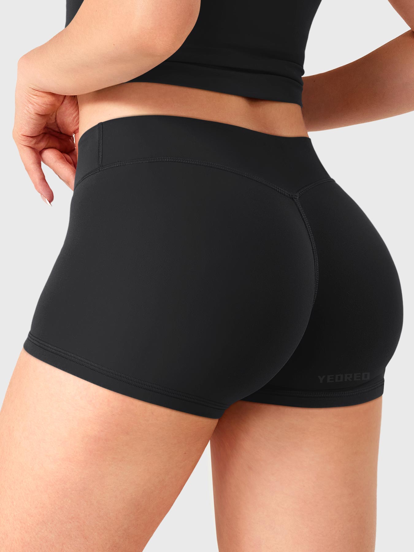Pantalones cortos de 2,5" con cintura baja