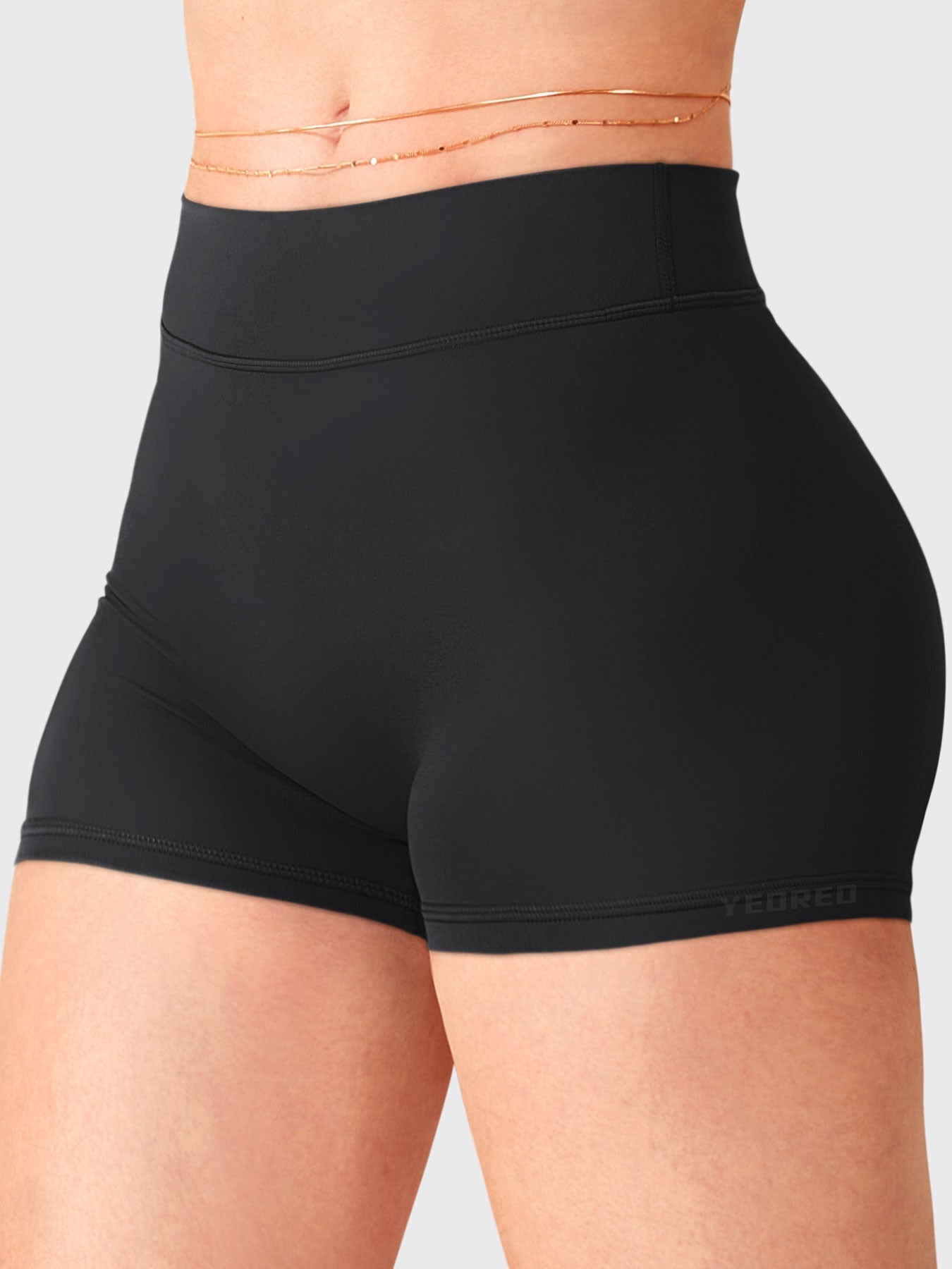 Pantalones cortos de 2,5" con cintura baja