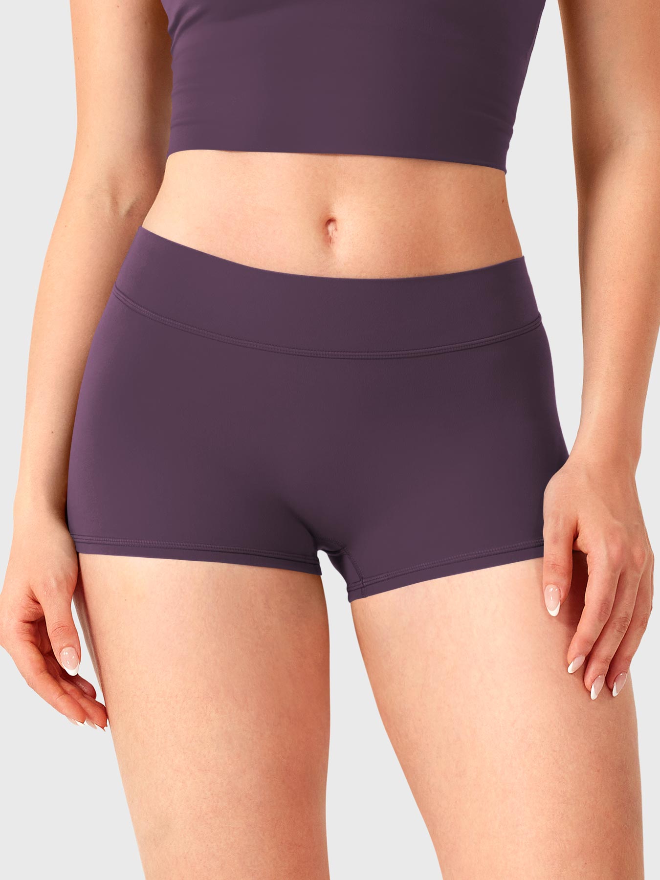 Pantalones cortos de 2,5" con cintura baja