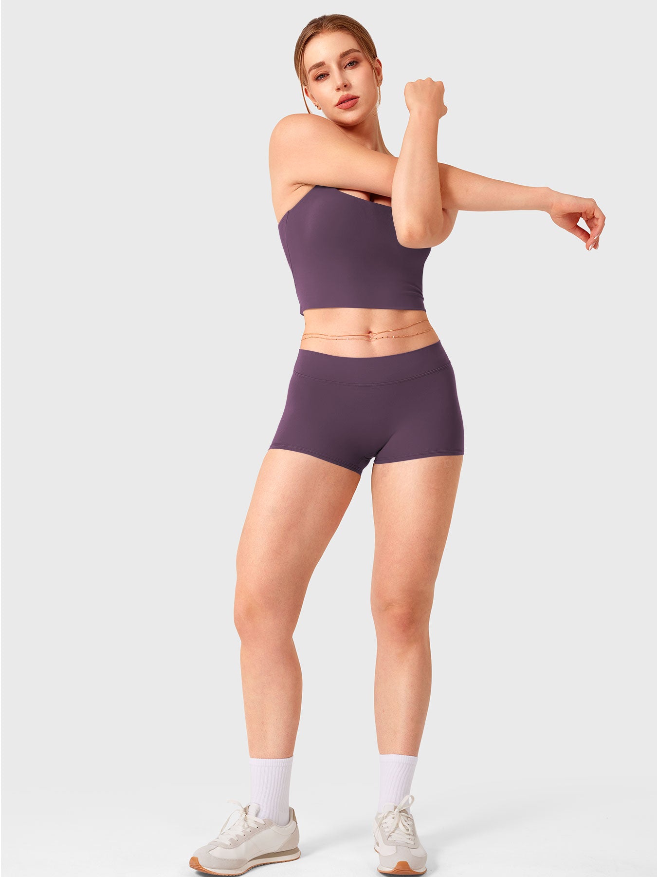 Pantalones cortos de 2,5" con cintura baja