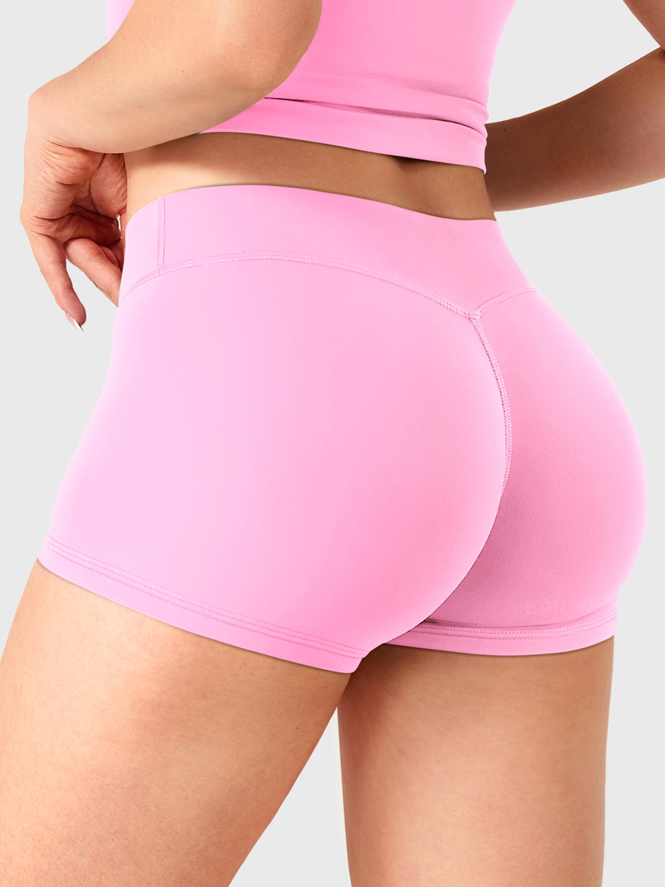 Pantalones cortos de 2,5" con cintura baja