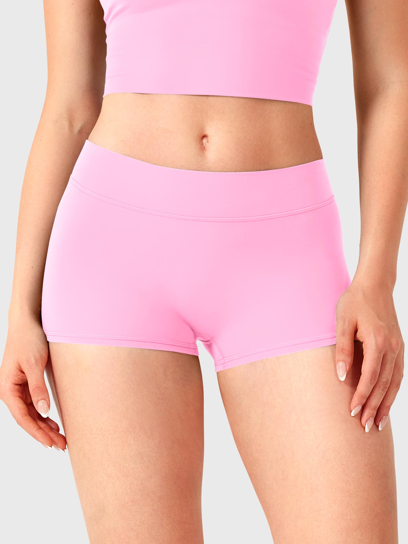 Pantalones cortos de 2,5" con cintura baja