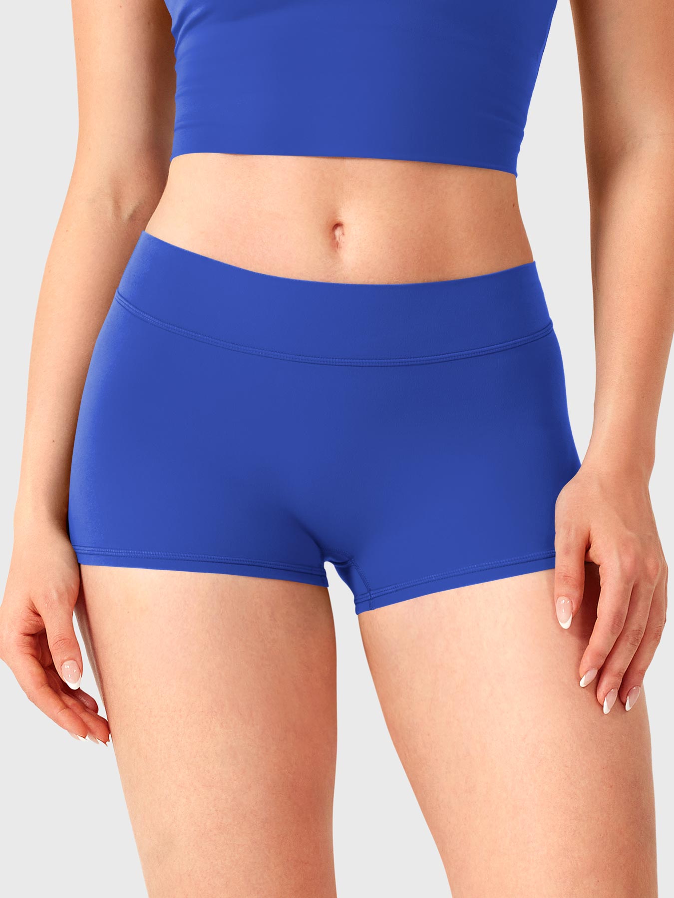 Pantalones cortos de 2,5" con cintura baja