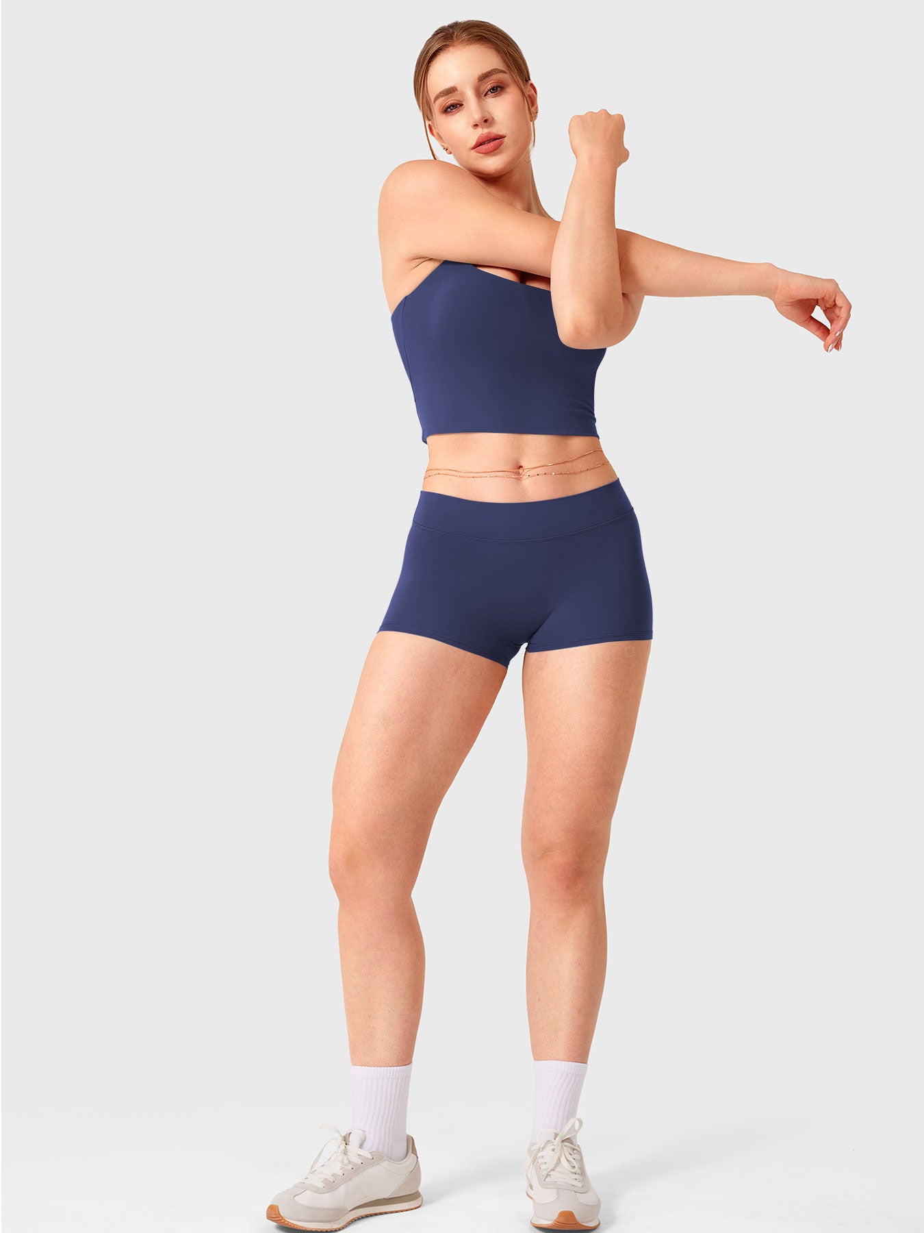 Pantalones cortos de 2,5" con cintura baja