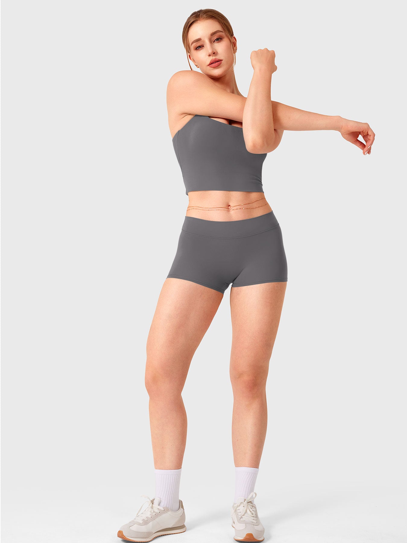 Pantalones cortos de 2,5" con cintura baja