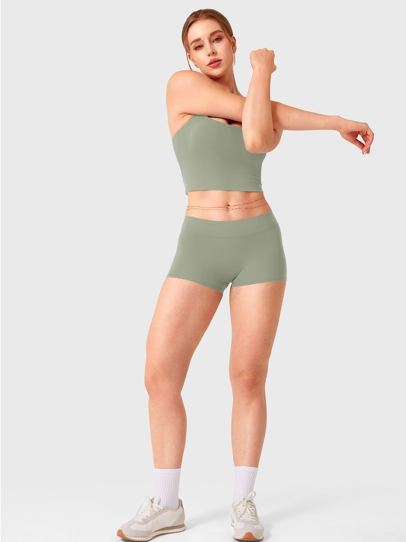 Pantalones cortos de 2,5" con cintura baja