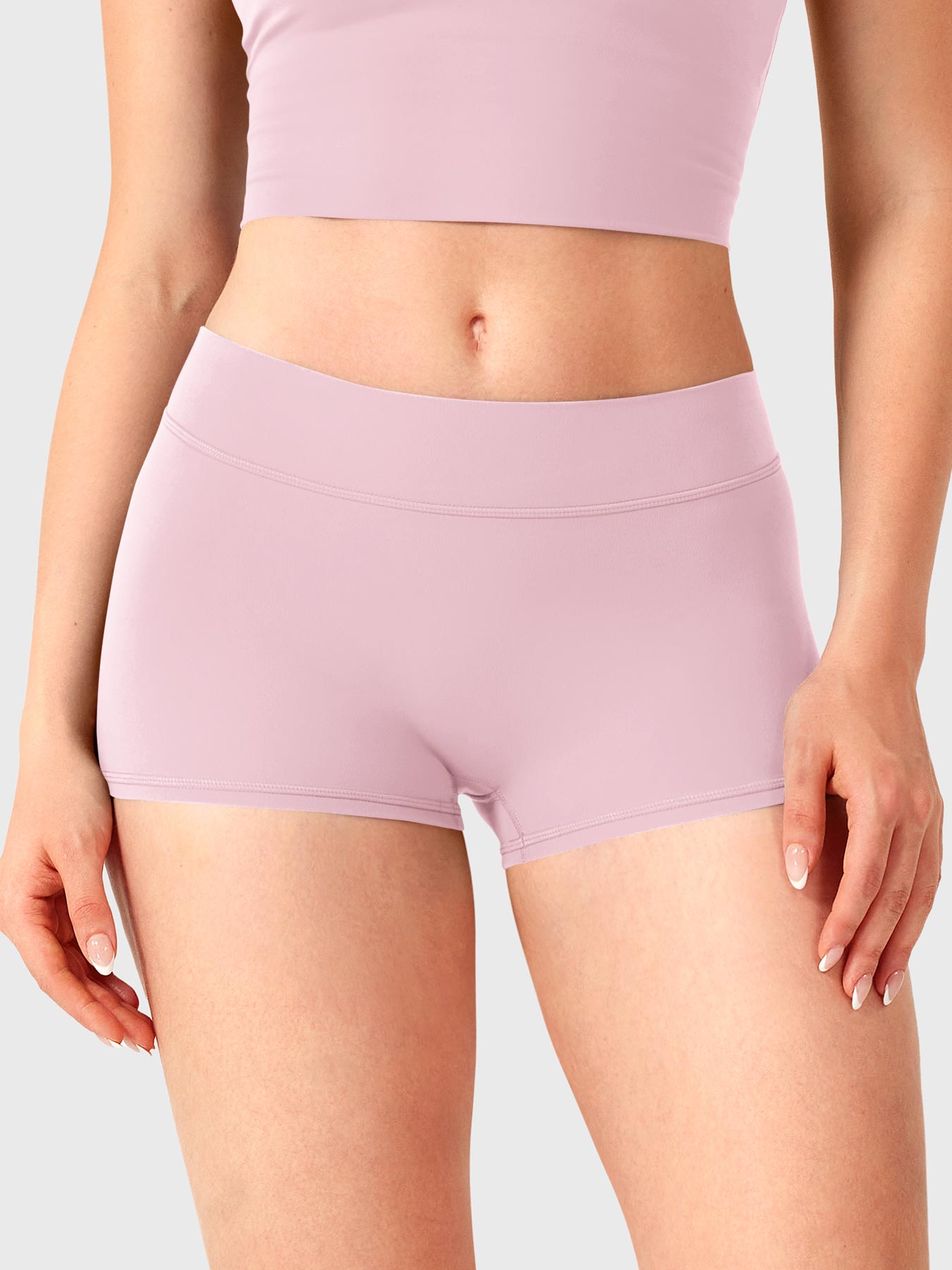 Pantalones cortos de 2,5" con cintura baja