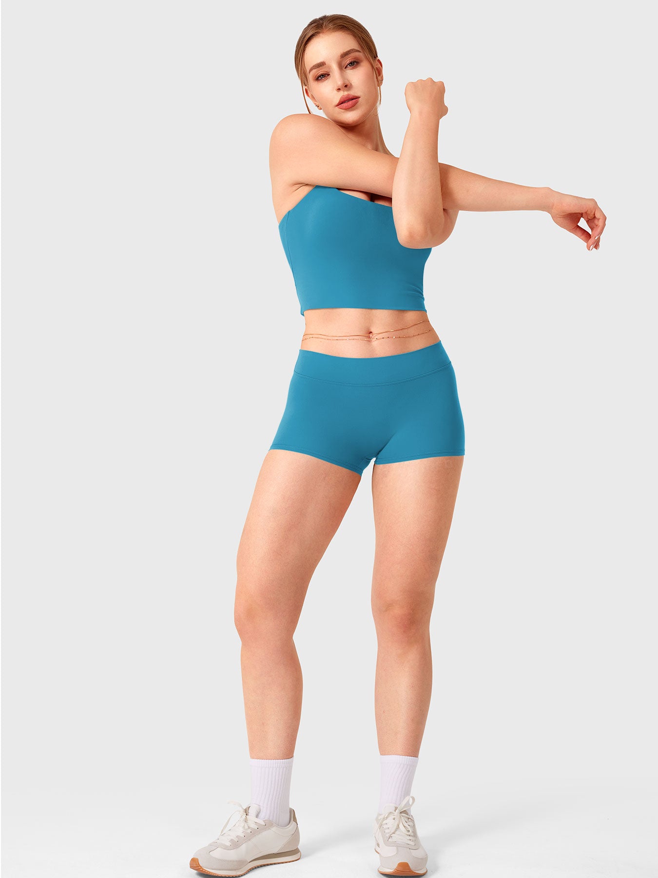 Pantalones cortos de 2,5" con cintura baja