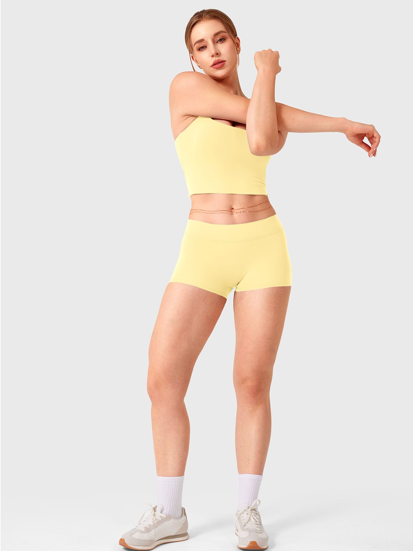 Pantalones cortos de 2,5" con cintura baja