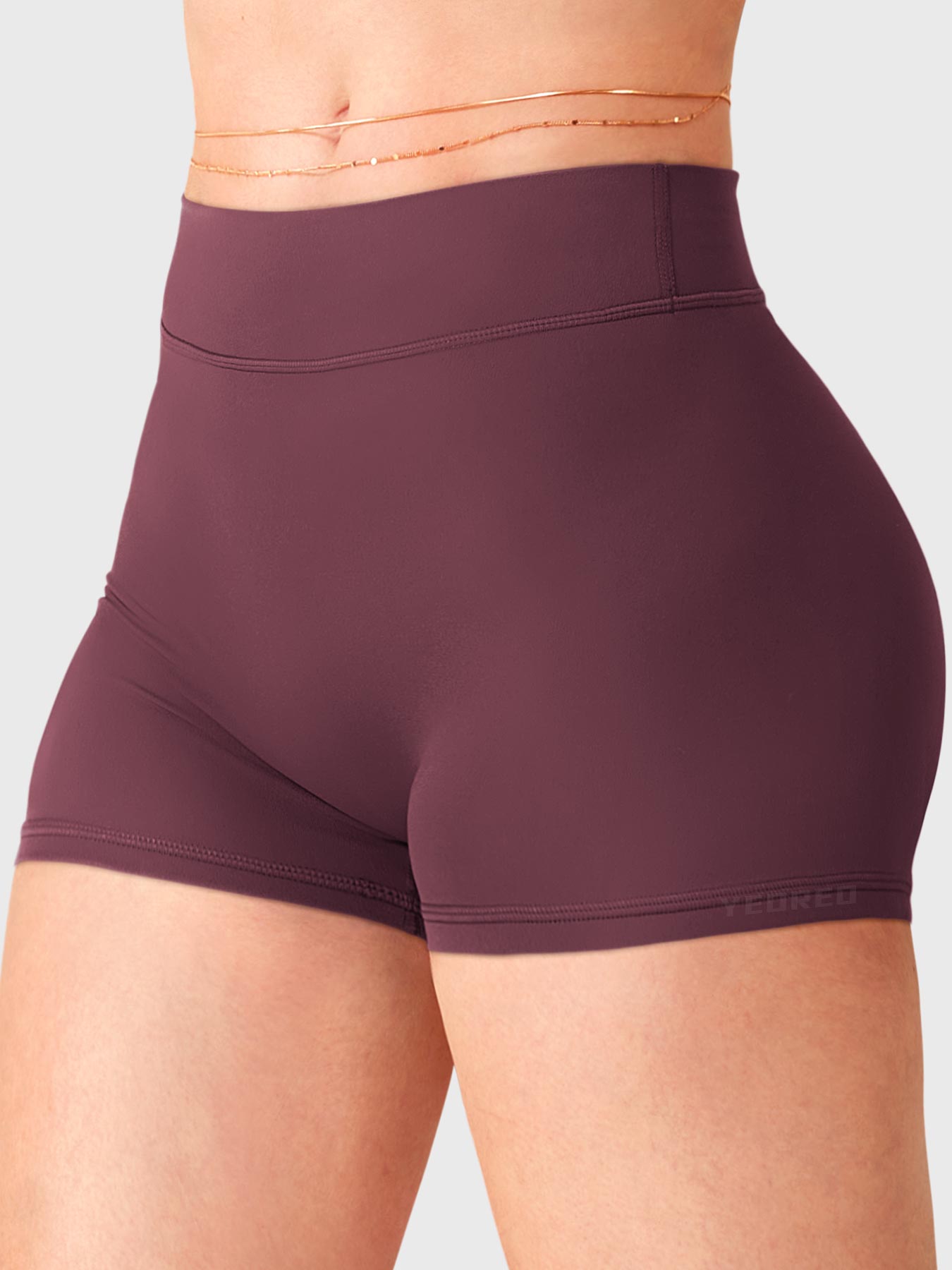 Pantalones cortos de 2,5" con cintura baja