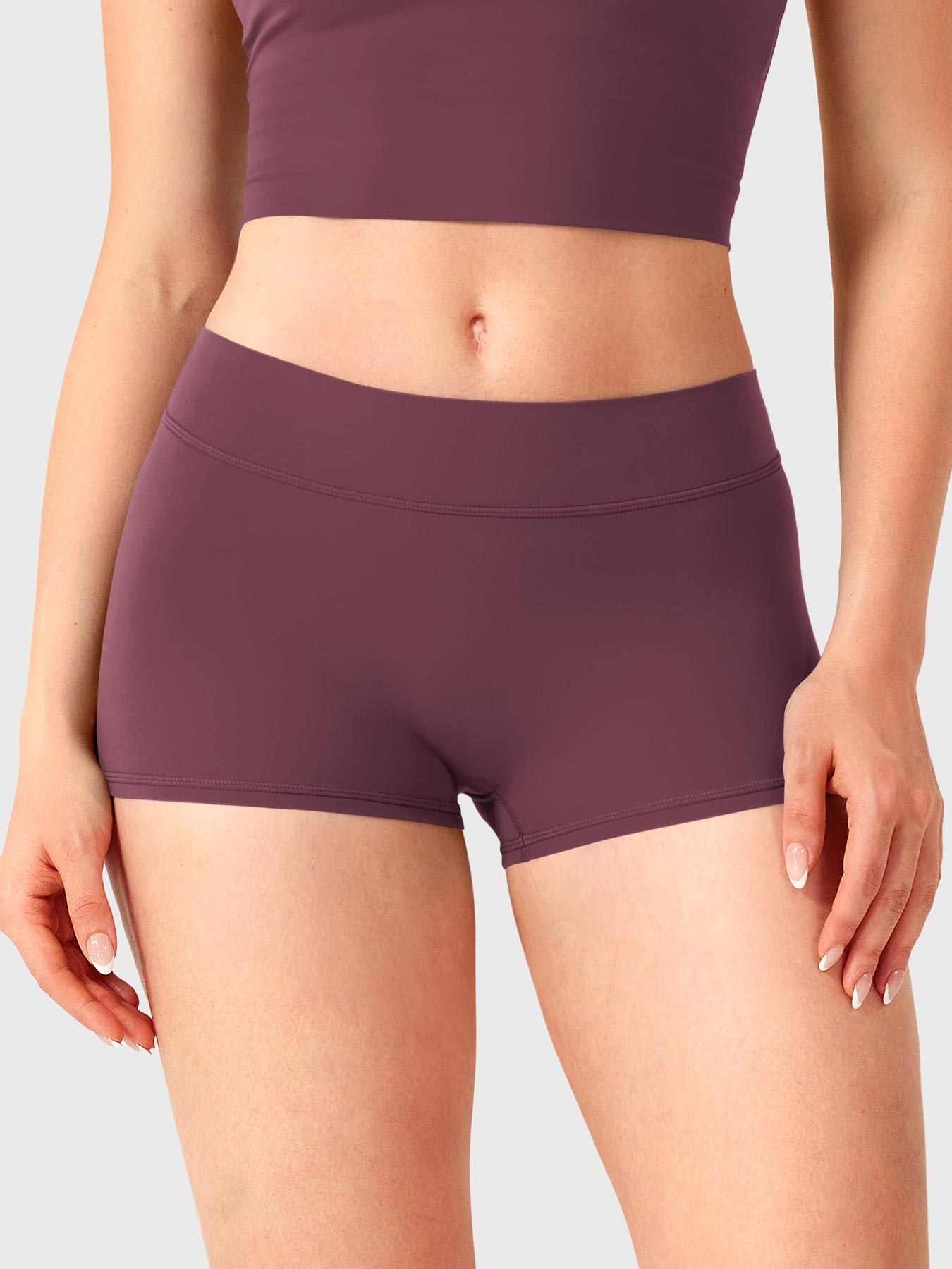 Pantalones cortos de 2,5" con cintura baja