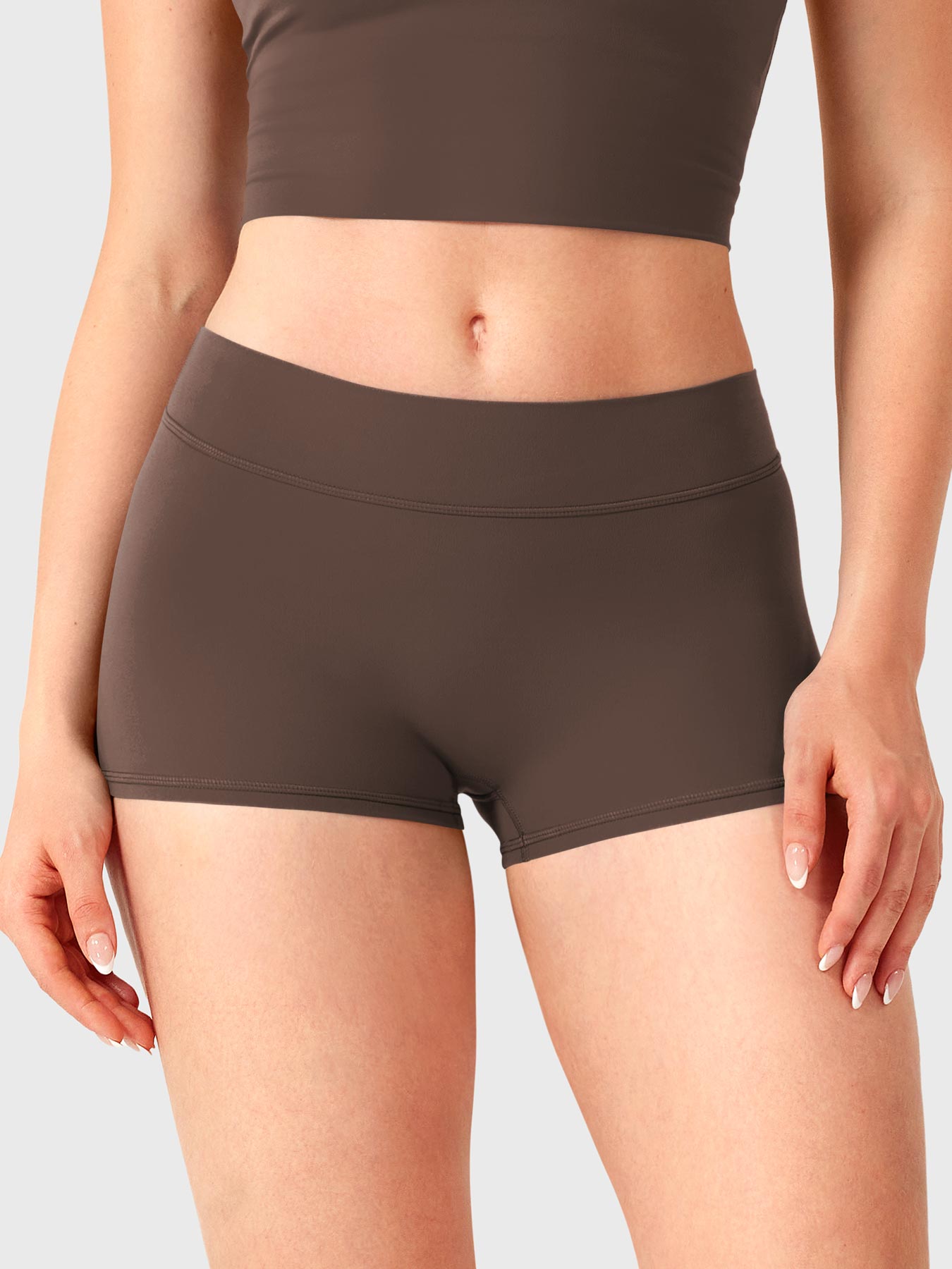 Pantalones cortos de 2,5" con cintura baja