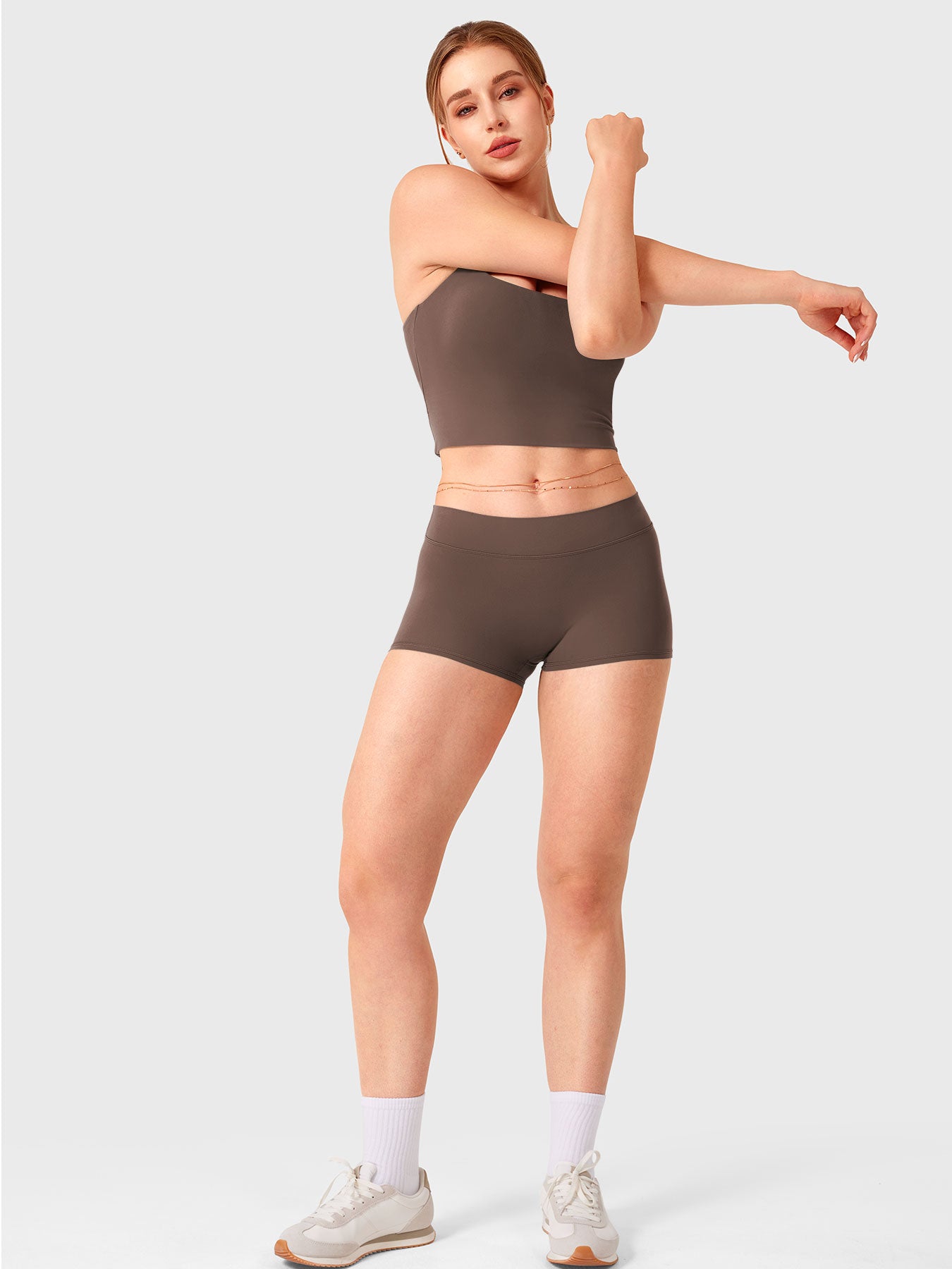 Pantalones cortos de 2,5" con cintura baja