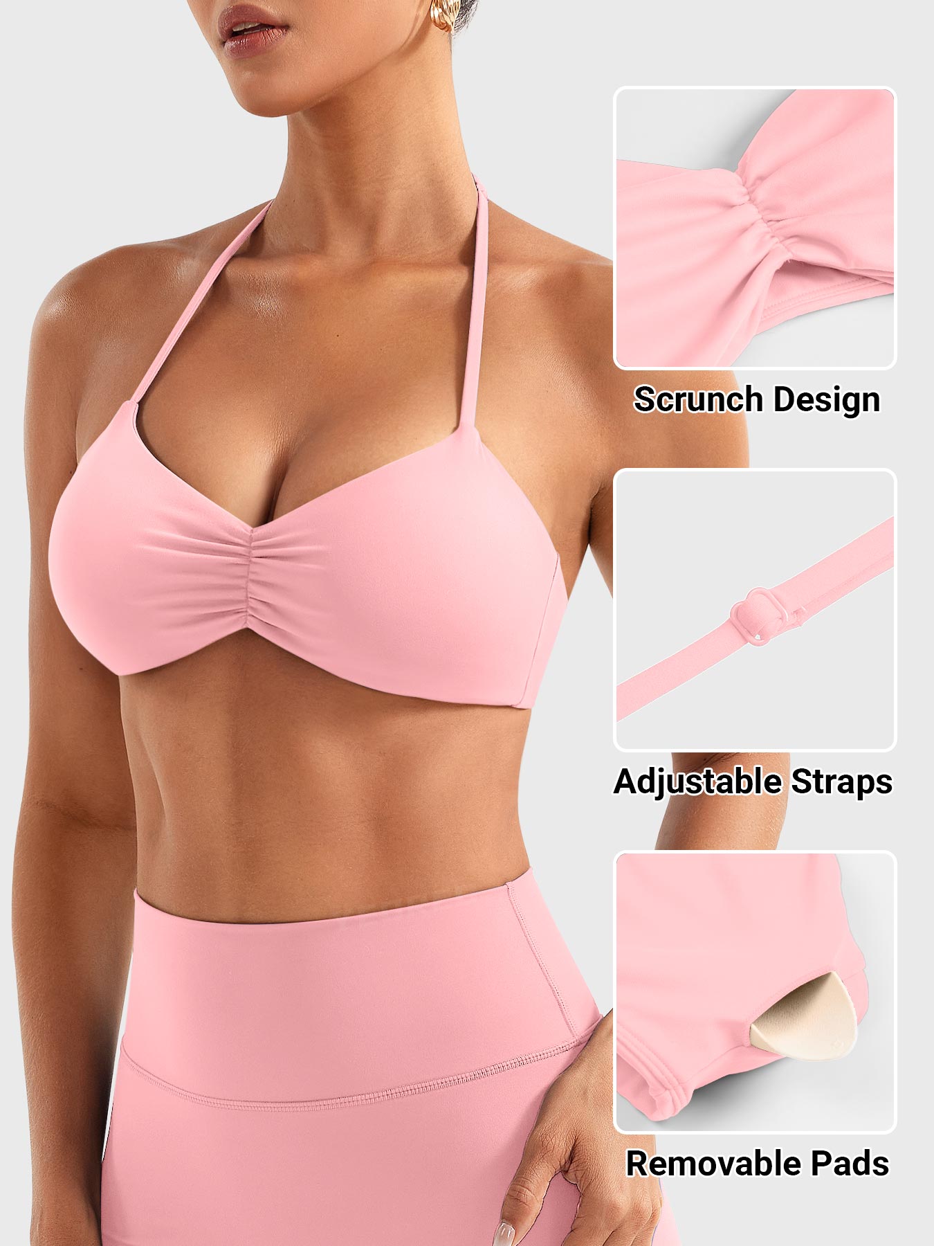 Yeoreo Amiey Halter Sport Bh