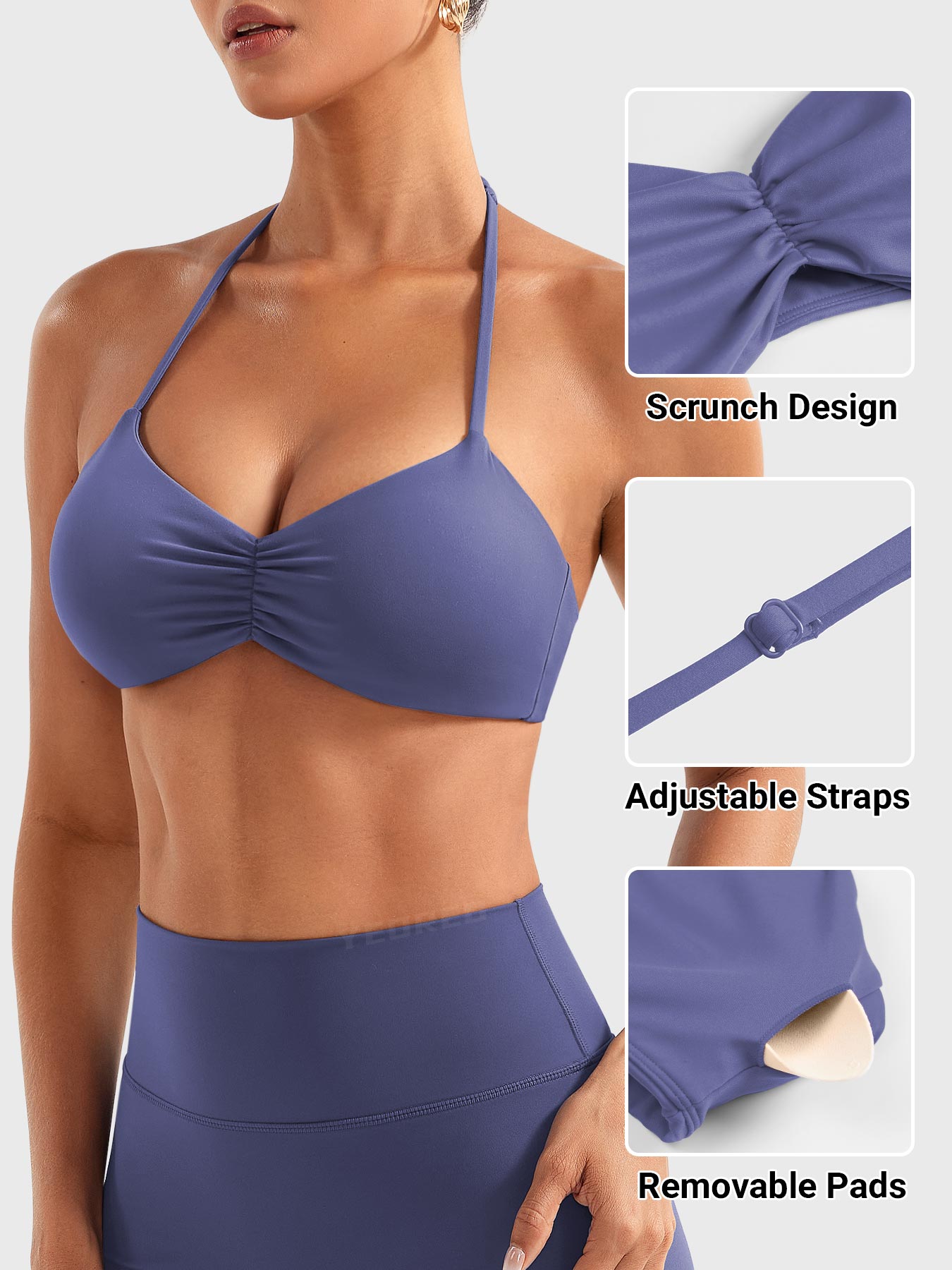 Yeoreo Amiey Halter Sport Bh